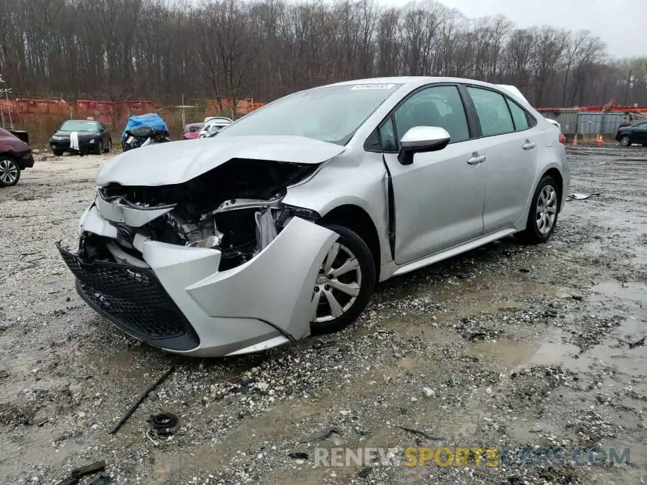 2 Photograph of a damaged car 5YFEPRAE6LP088949 TOYOTA COROLLA 2020