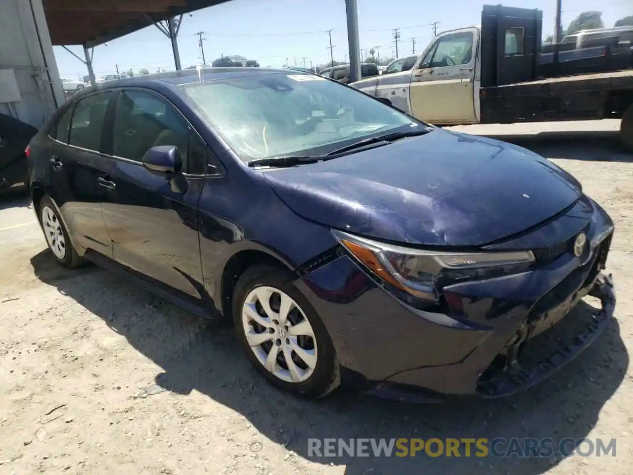 1 Photograph of a damaged car 5YFEPRAE6LP089809 TOYOTA COROLLA 2020