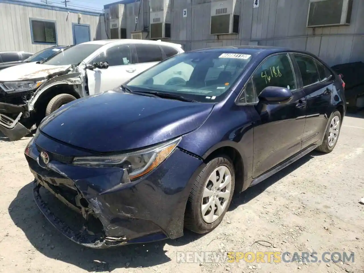 2 Photograph of a damaged car 5YFEPRAE6LP089809 TOYOTA COROLLA 2020