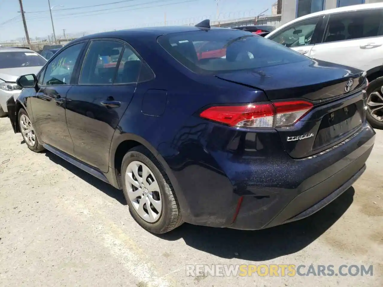 3 Photograph of a damaged car 5YFEPRAE6LP089809 TOYOTA COROLLA 2020