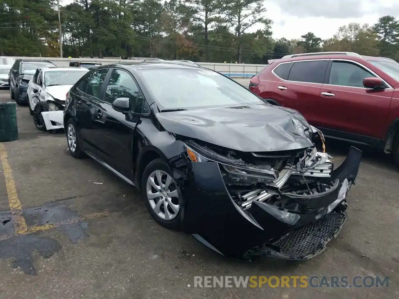 1 Photograph of a damaged car 5YFEPRAE6LP090314 TOYOTA COROLLA 2020