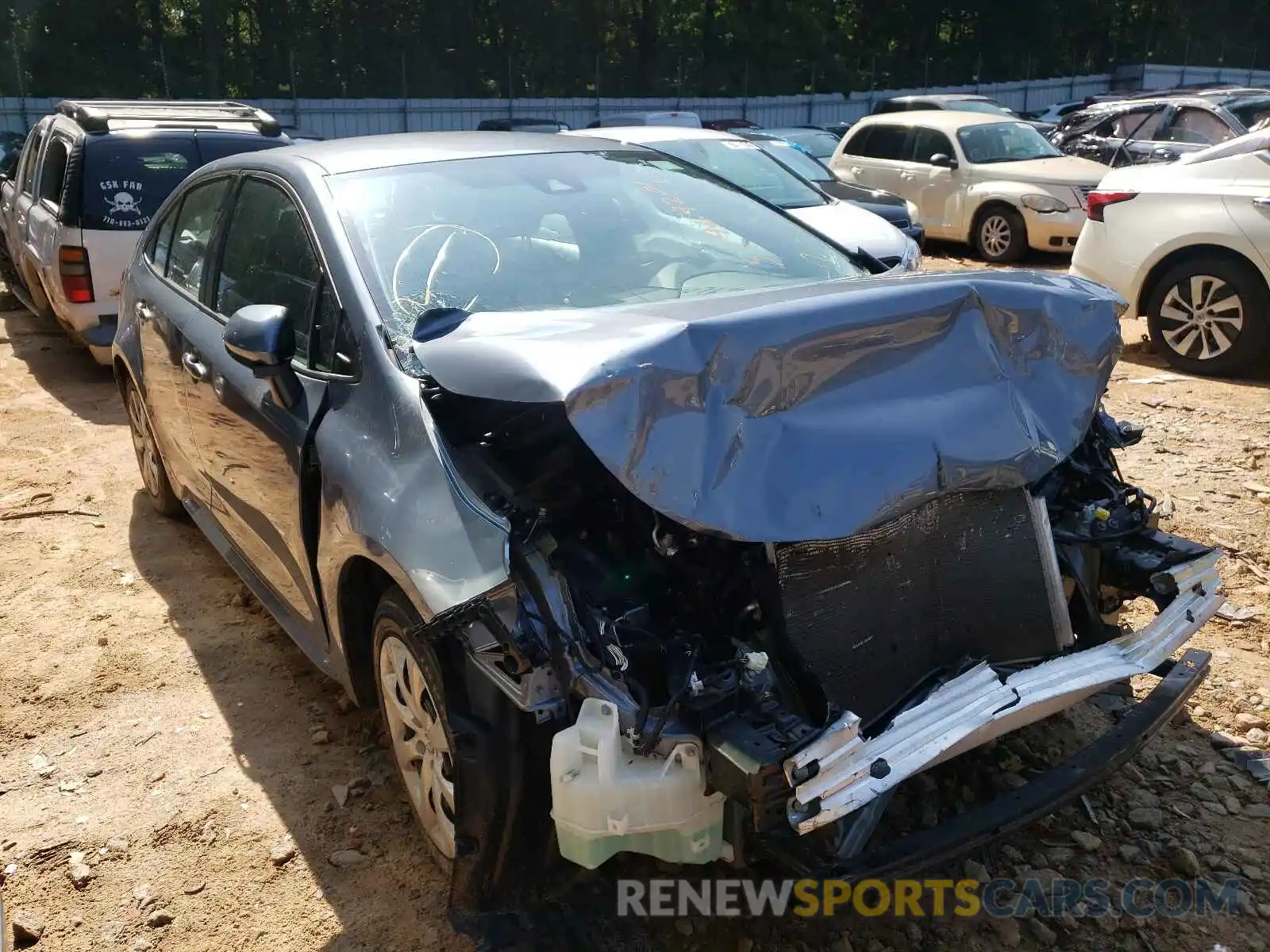 1 Photograph of a damaged car 5YFEPRAE6LP090622 TOYOTA COROLLA 2020