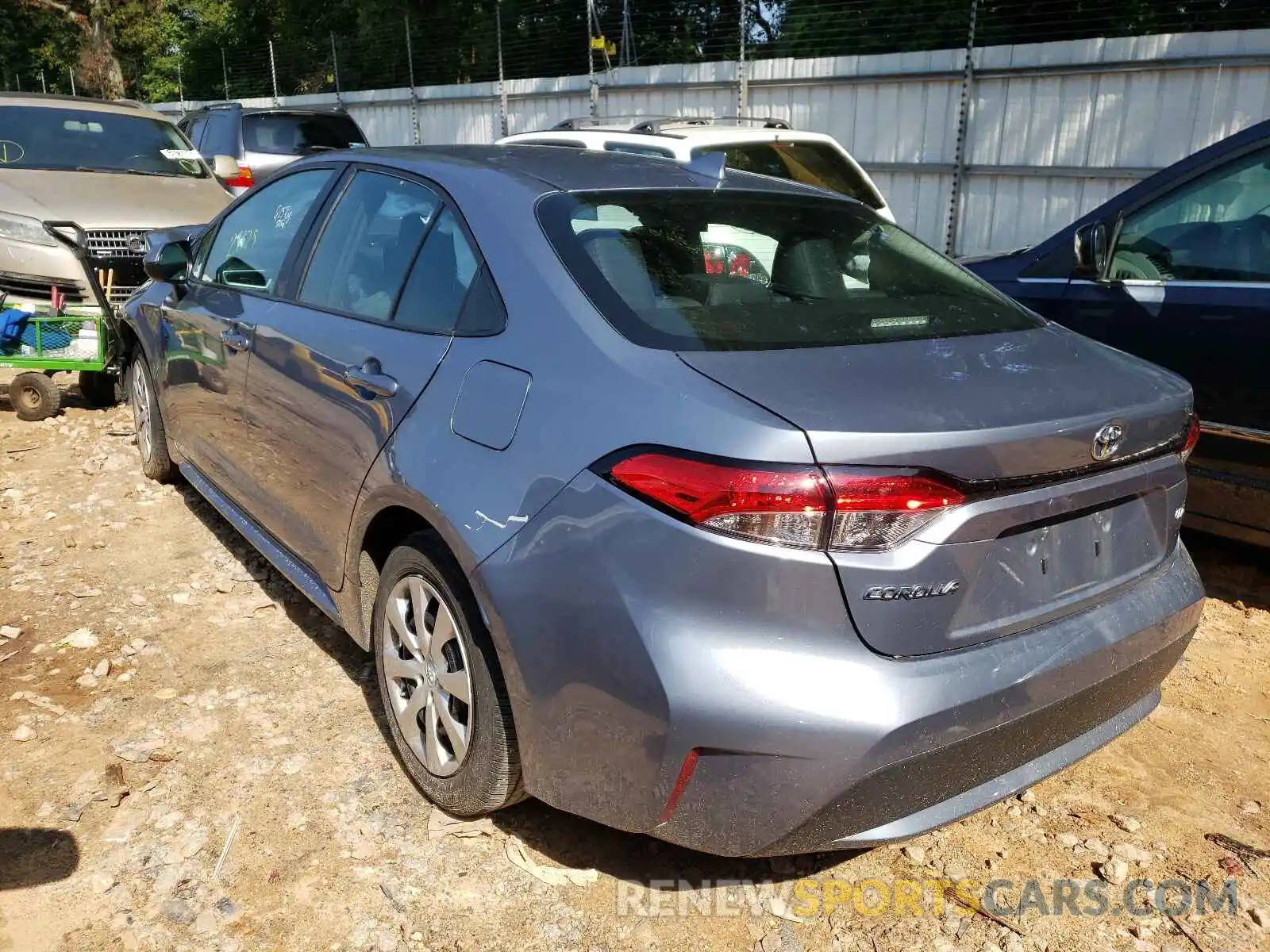 3 Photograph of a damaged car 5YFEPRAE6LP090622 TOYOTA COROLLA 2020