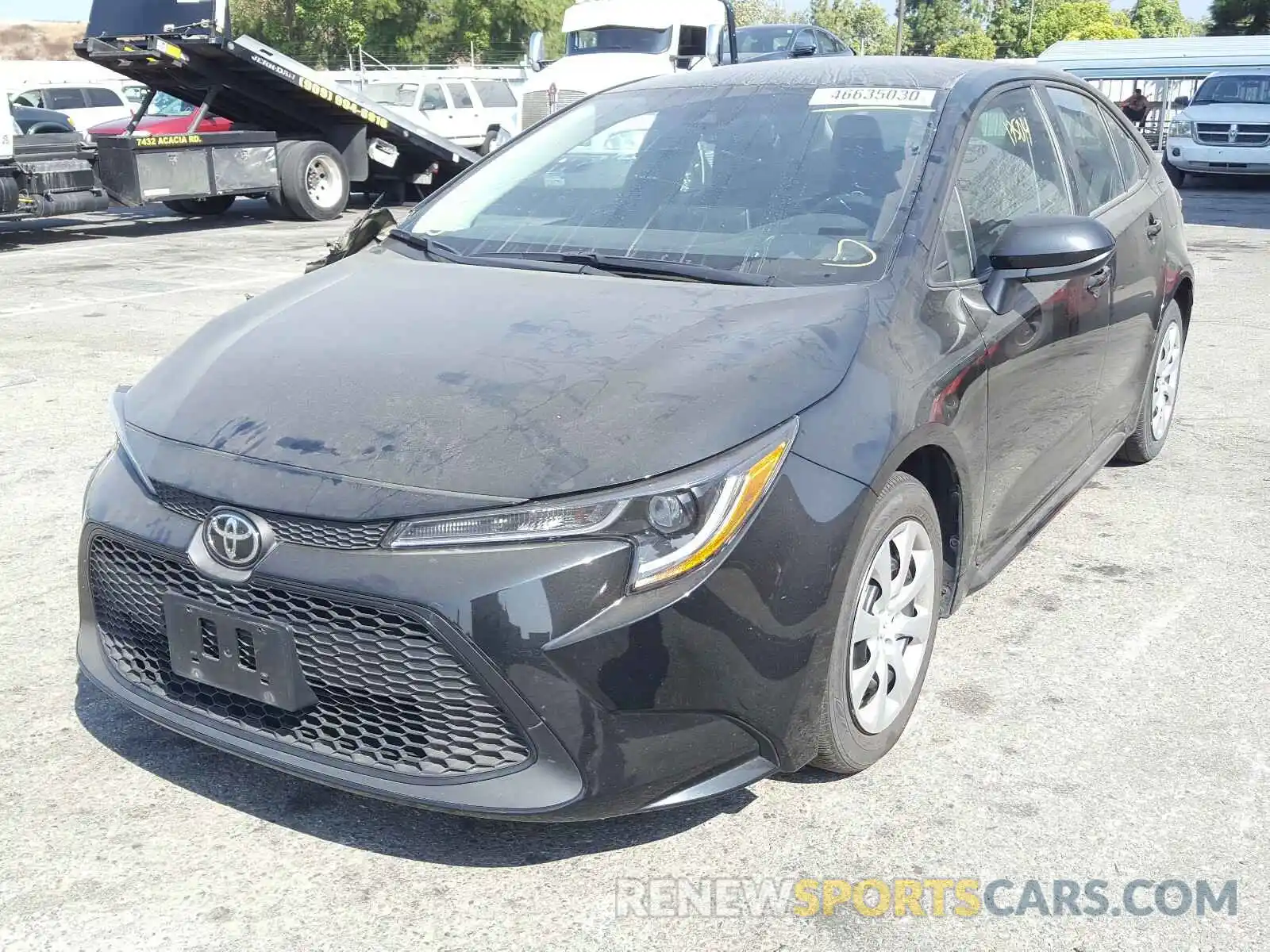 2 Photograph of a damaged car 5YFEPRAE6LP090698 TOYOTA COROLLA 2020