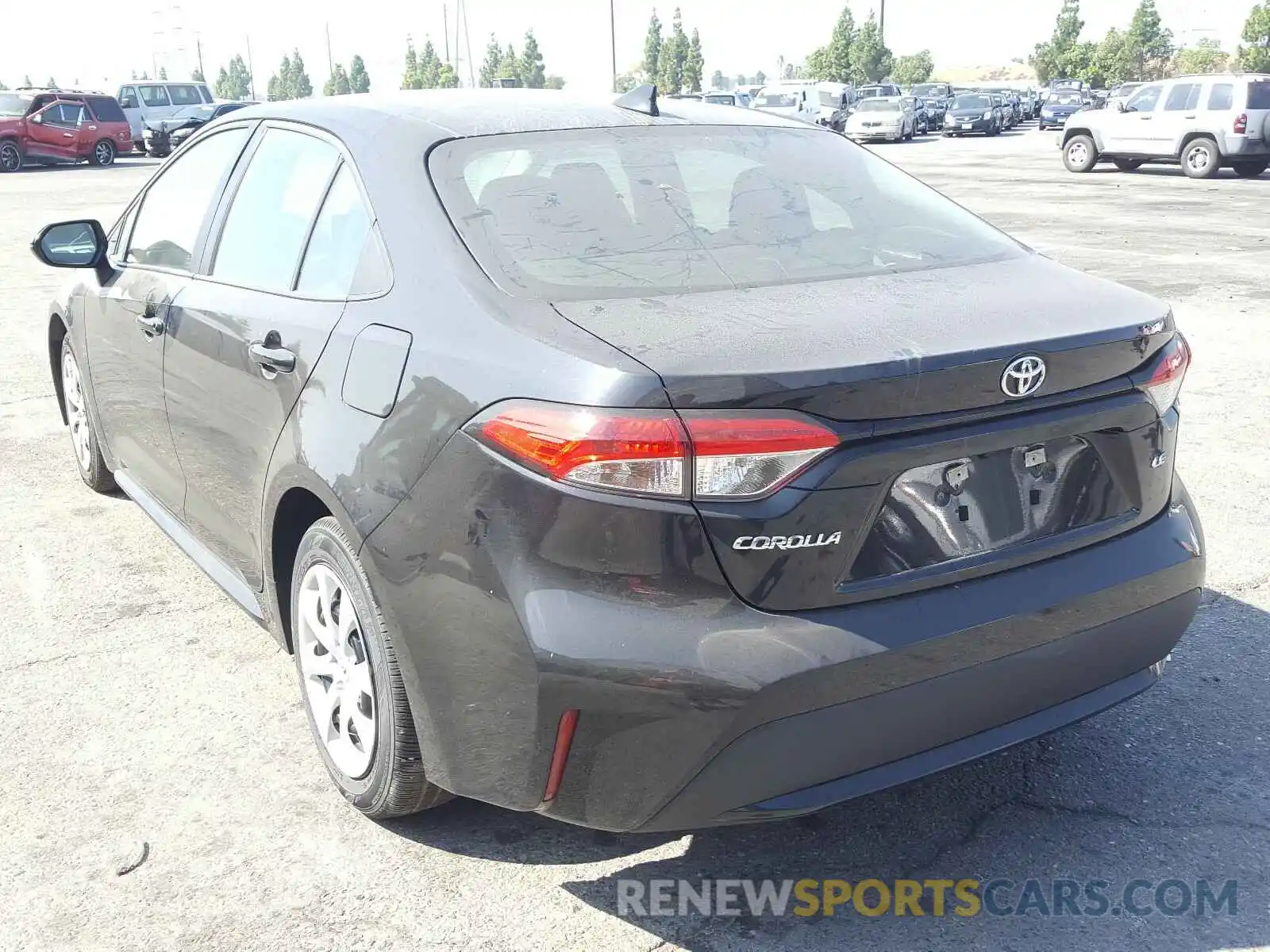 3 Photograph of a damaged car 5YFEPRAE6LP090698 TOYOTA COROLLA 2020