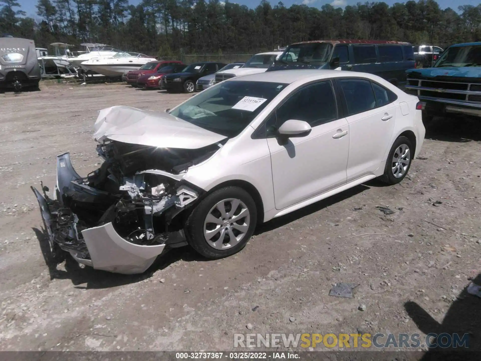 2 Photograph of a damaged car 5YFEPRAE6LP090815 TOYOTA COROLLA 2020