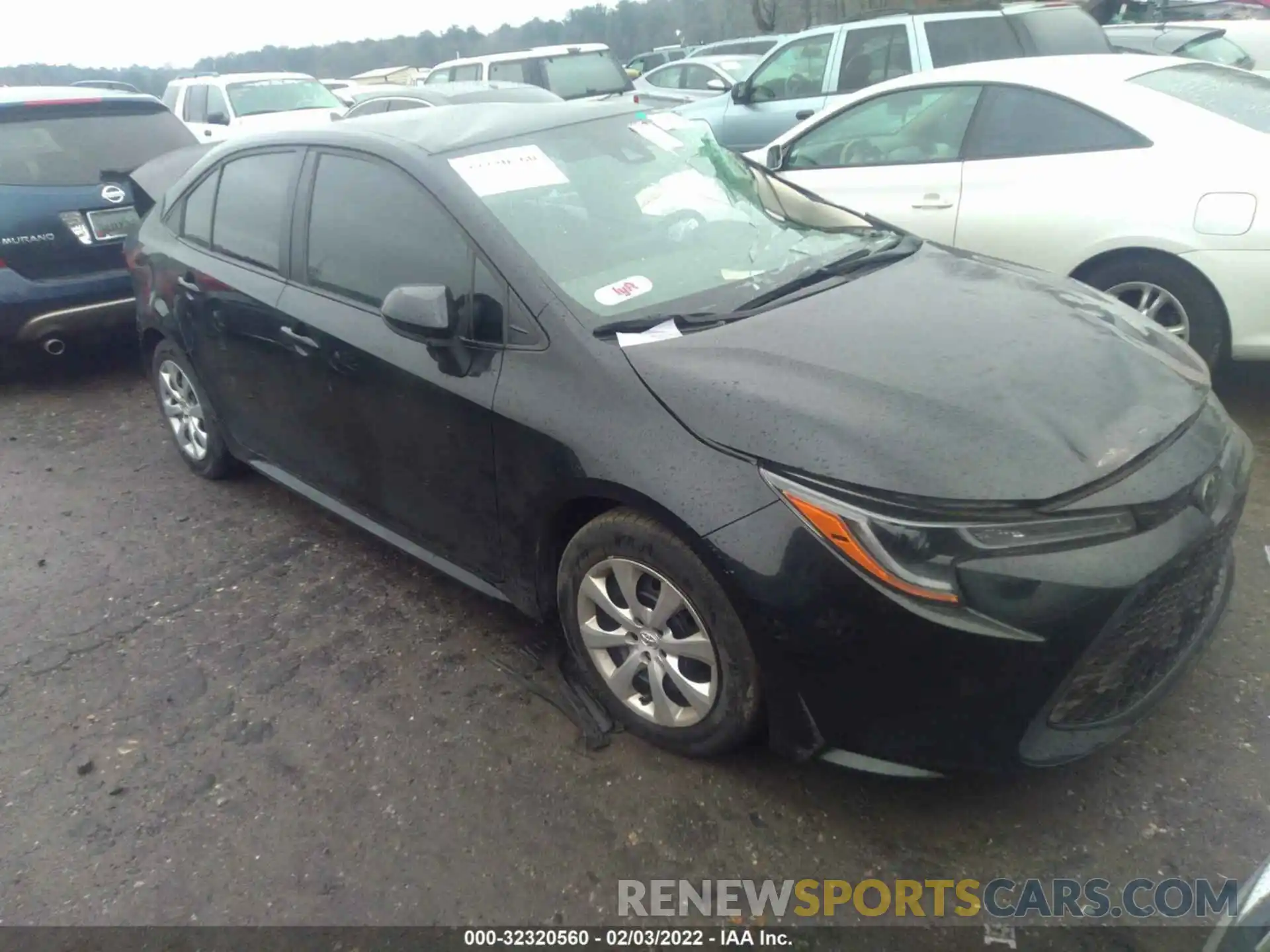 1 Photograph of a damaged car 5YFEPRAE6LP091494 TOYOTA COROLLA 2020