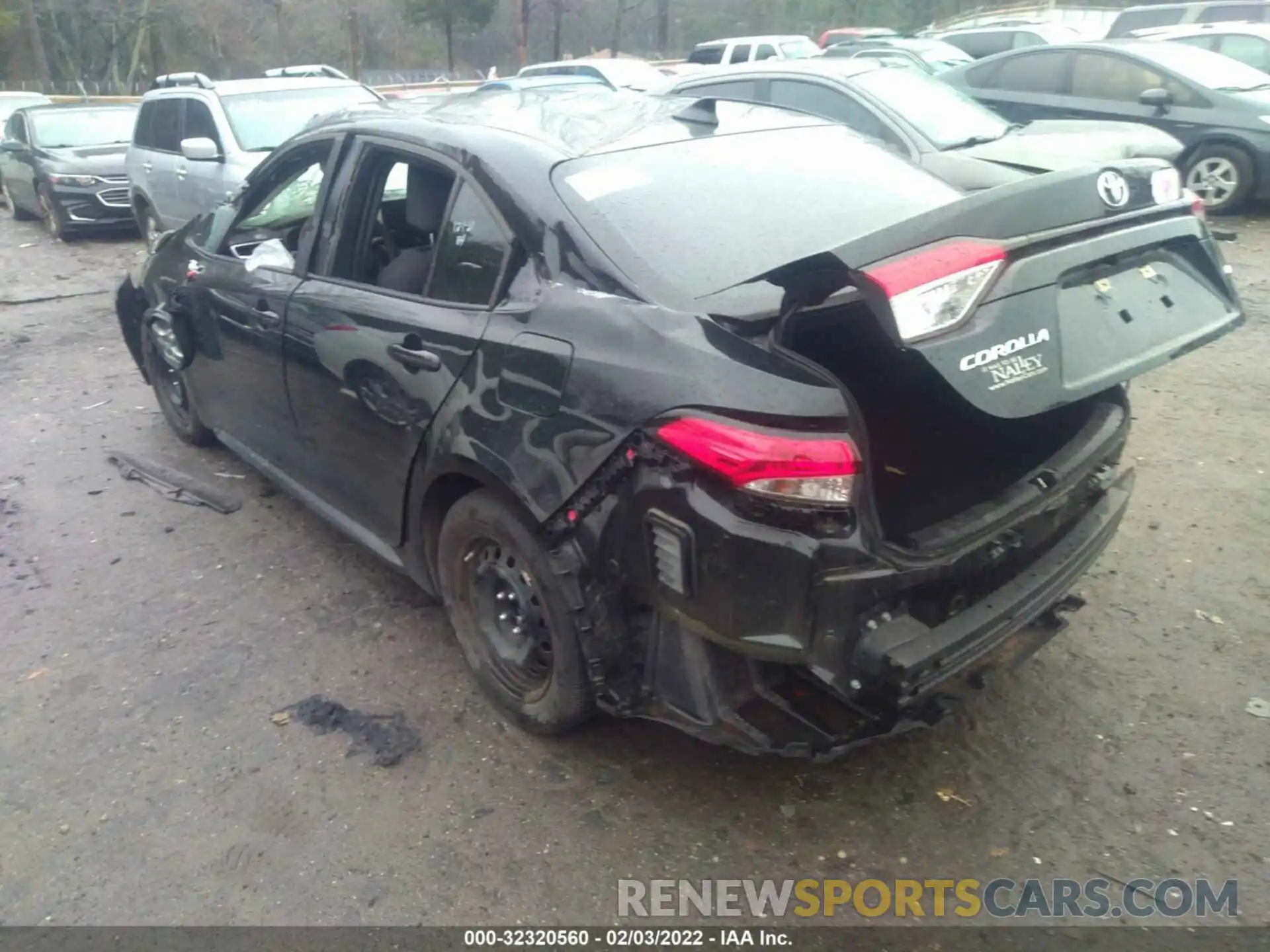 3 Photograph of a damaged car 5YFEPRAE6LP091494 TOYOTA COROLLA 2020