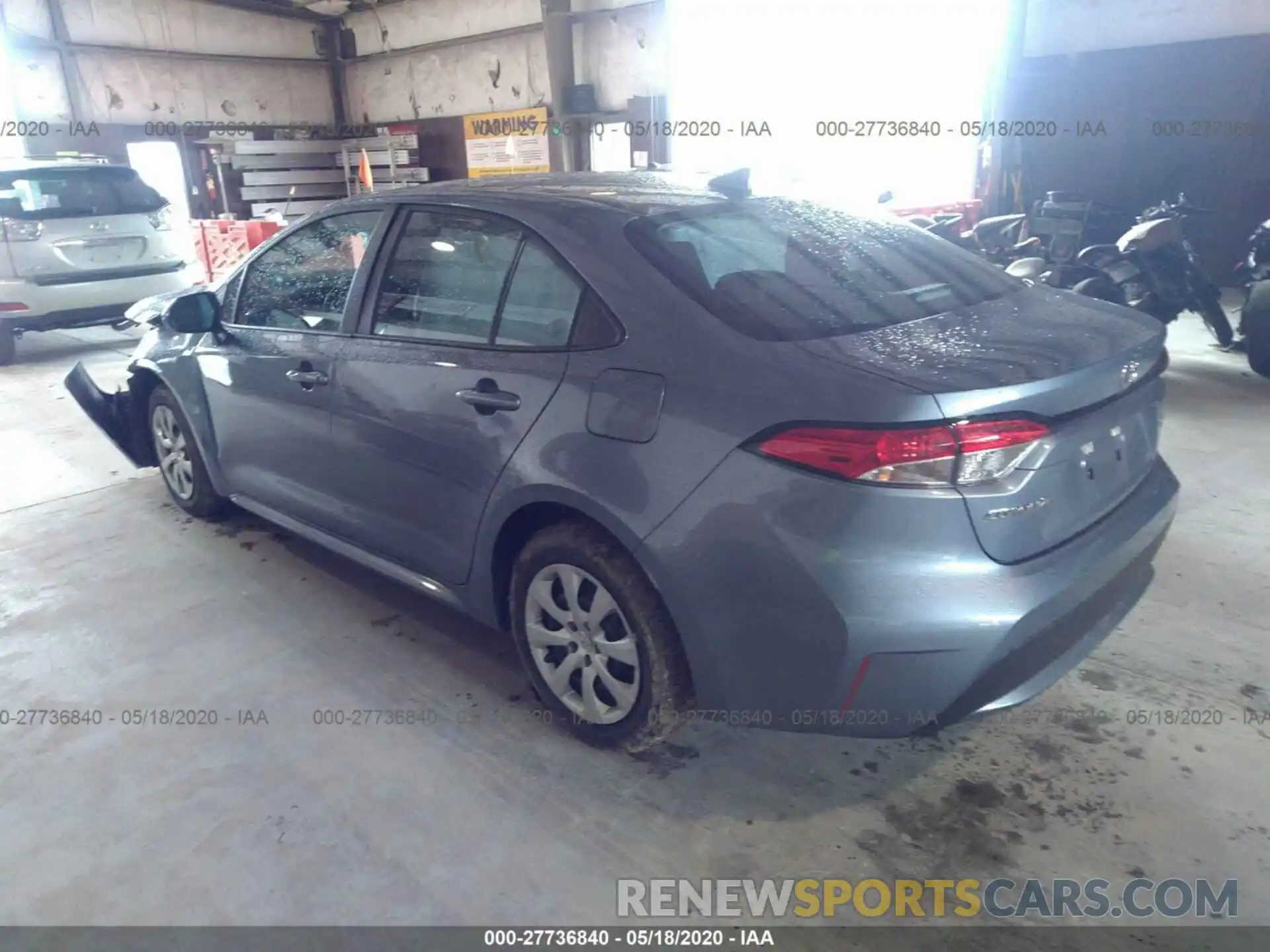 3 Photograph of a damaged car 5YFEPRAE6LP091737 TOYOTA COROLLA 2020