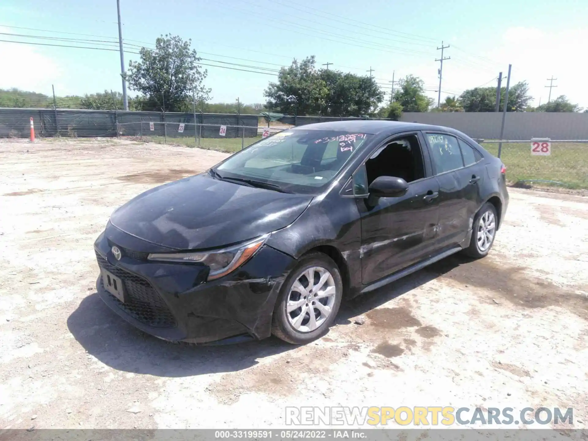 2 Photograph of a damaged car 5YFEPRAE6LP092287 TOYOTA COROLLA 2020