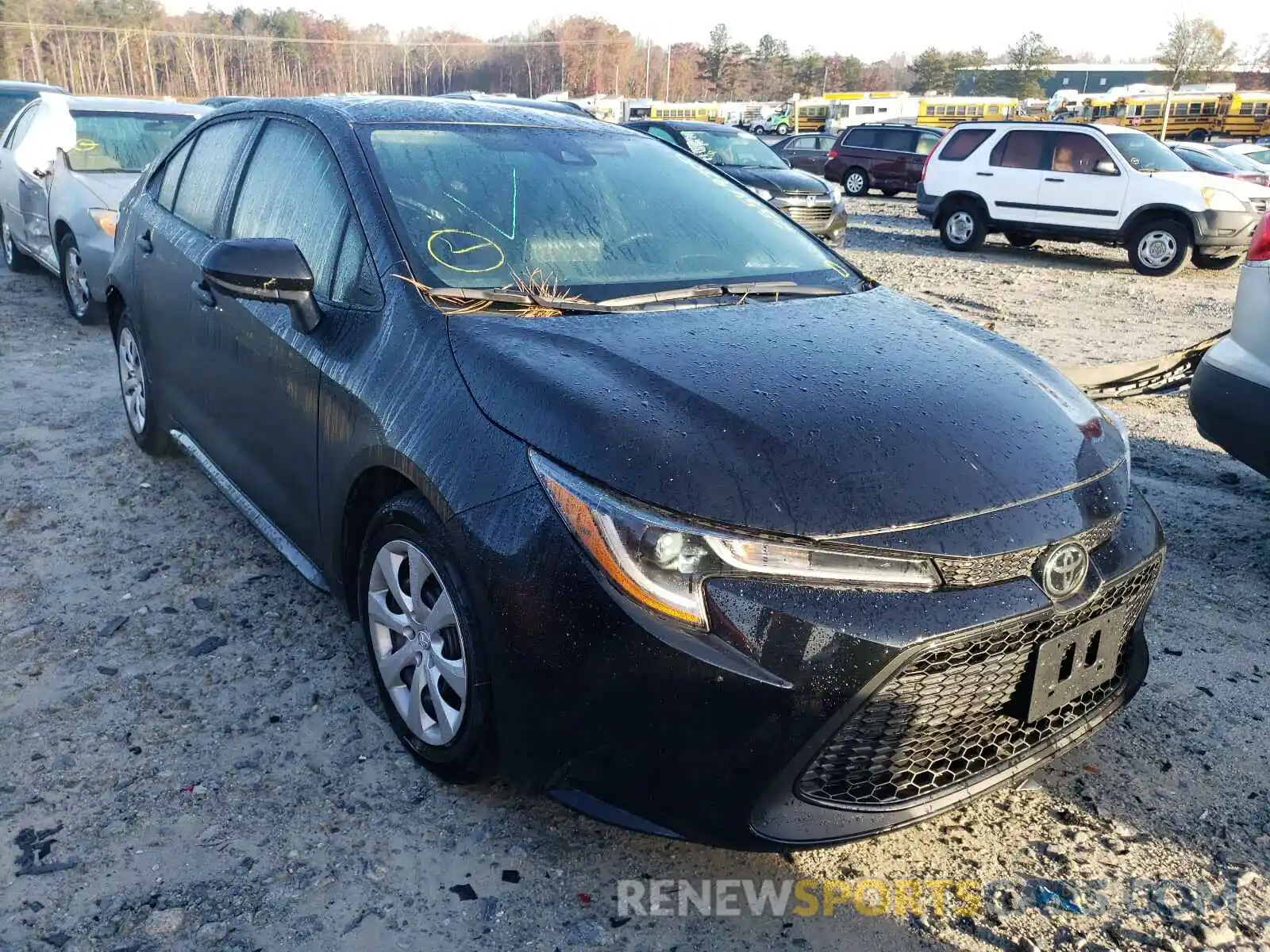 1 Photograph of a damaged car 5YFEPRAE6LP092550 TOYOTA COROLLA 2020