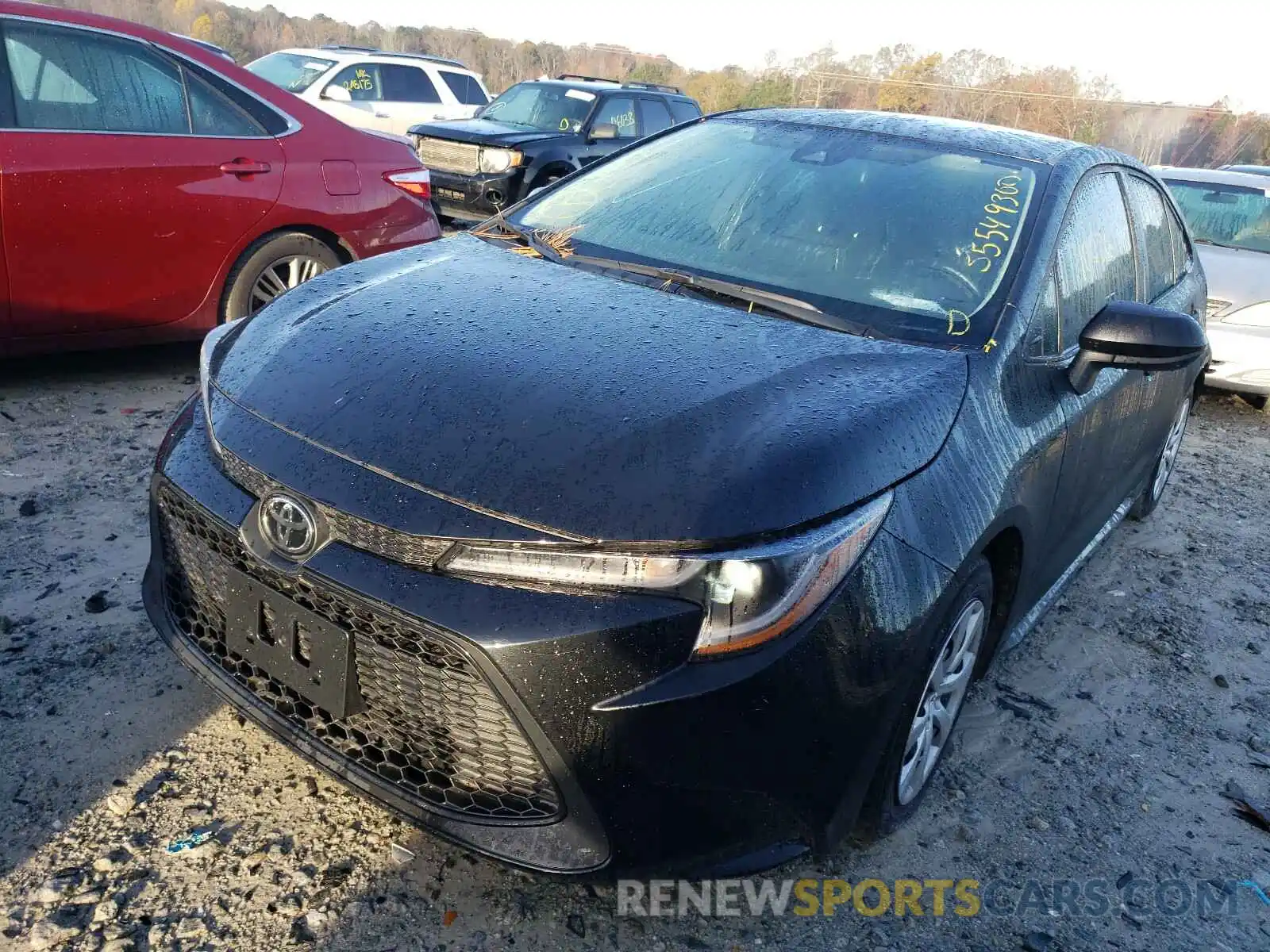 2 Photograph of a damaged car 5YFEPRAE6LP092550 TOYOTA COROLLA 2020