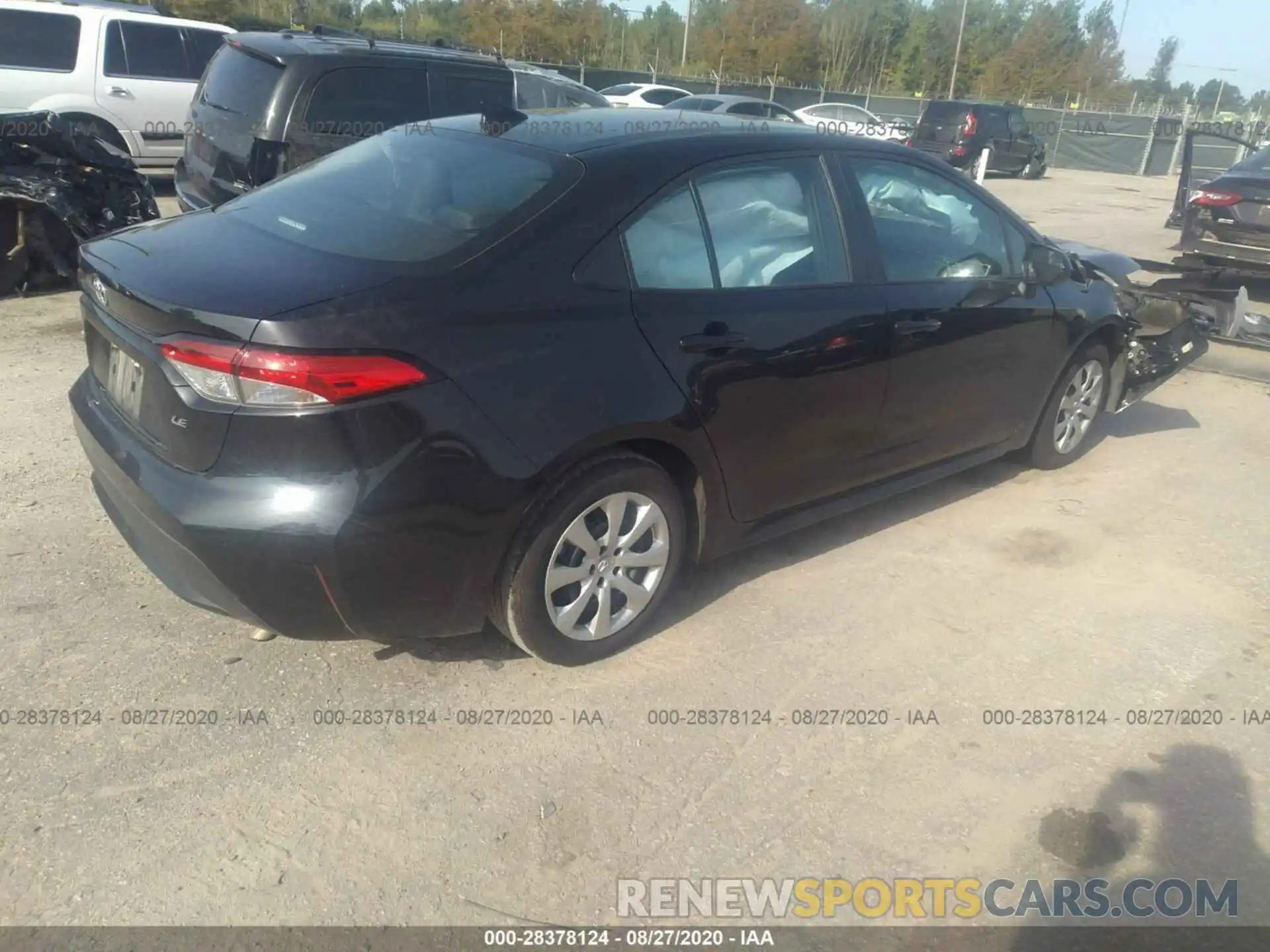 4 Photograph of a damaged car 5YFEPRAE6LP092984 TOYOTA COROLLA 2020