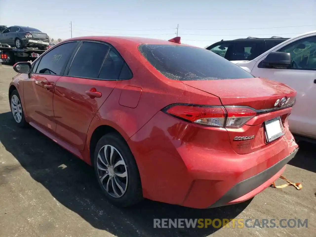 3 Photograph of a damaged car 5YFEPRAE6LP094590 TOYOTA COROLLA 2020