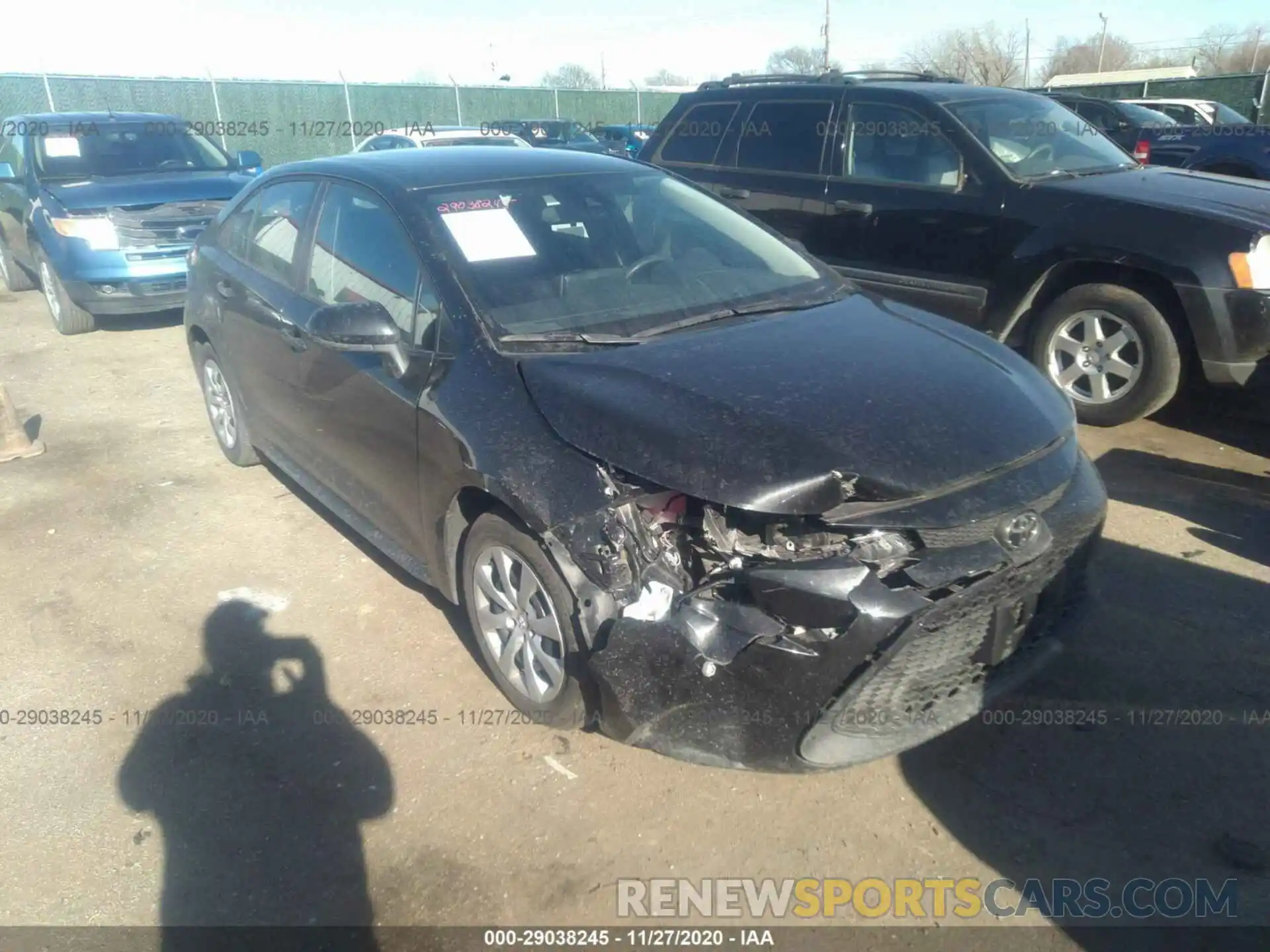 1 Photograph of a damaged car 5YFEPRAE6LP094850 TOYOTA COROLLA 2020