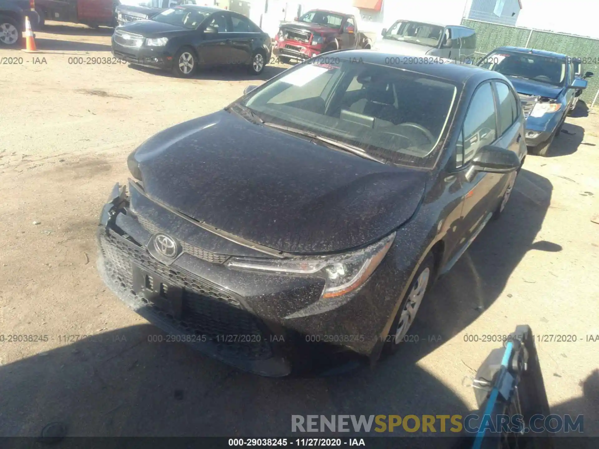 2 Photograph of a damaged car 5YFEPRAE6LP094850 TOYOTA COROLLA 2020