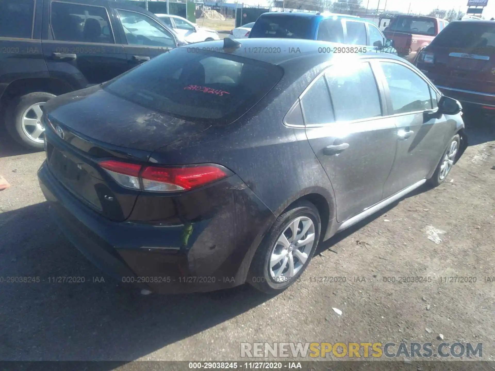 4 Photograph of a damaged car 5YFEPRAE6LP094850 TOYOTA COROLLA 2020