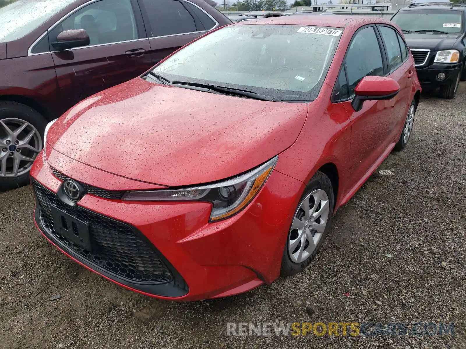 2 Photograph of a damaged car 5YFEPRAE6LP095481 TOYOTA COROLLA 2020