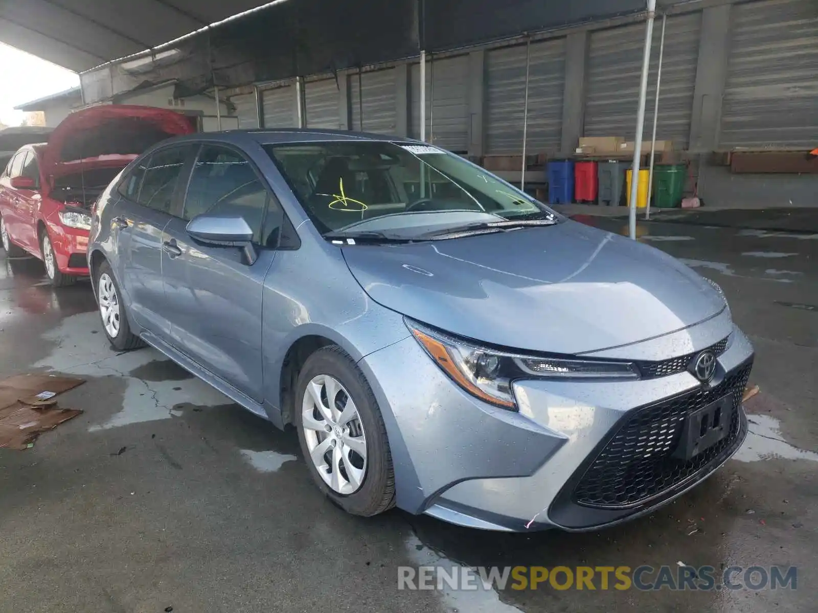 1 Photograph of a damaged car 5YFEPRAE6LP097635 TOYOTA COROLLA 2020