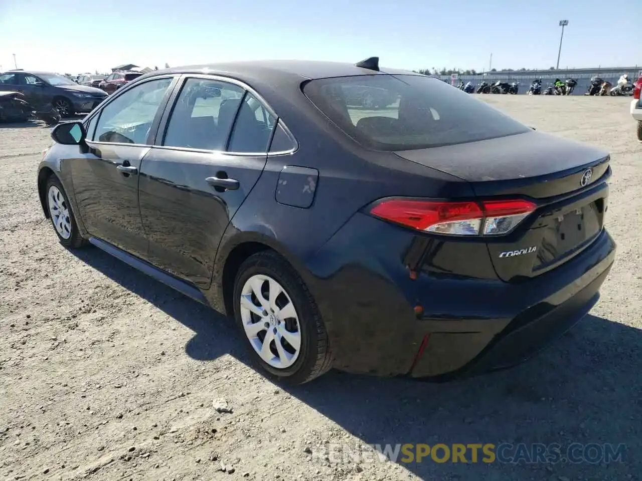 3 Photograph of a damaged car 5YFEPRAE6LP097733 TOYOTA COROLLA 2020