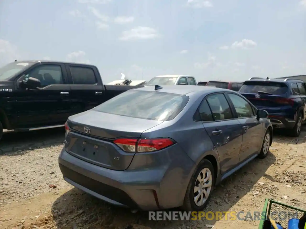 4 Photograph of a damaged car 5YFEPRAE6LP098137 TOYOTA COROLLA 2020