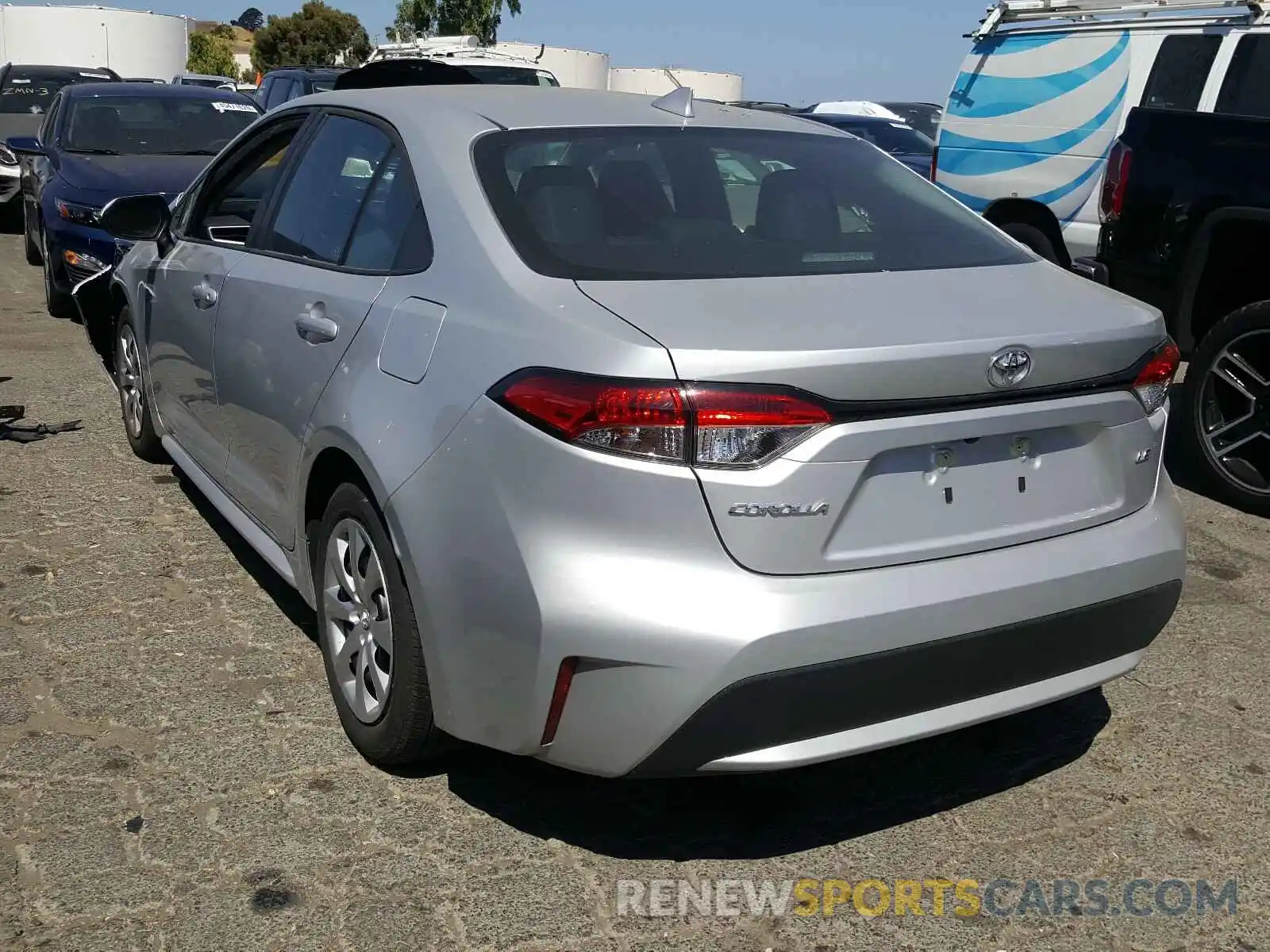 3 Photograph of a damaged car 5YFEPRAE6LP098395 TOYOTA COROLLA 2020