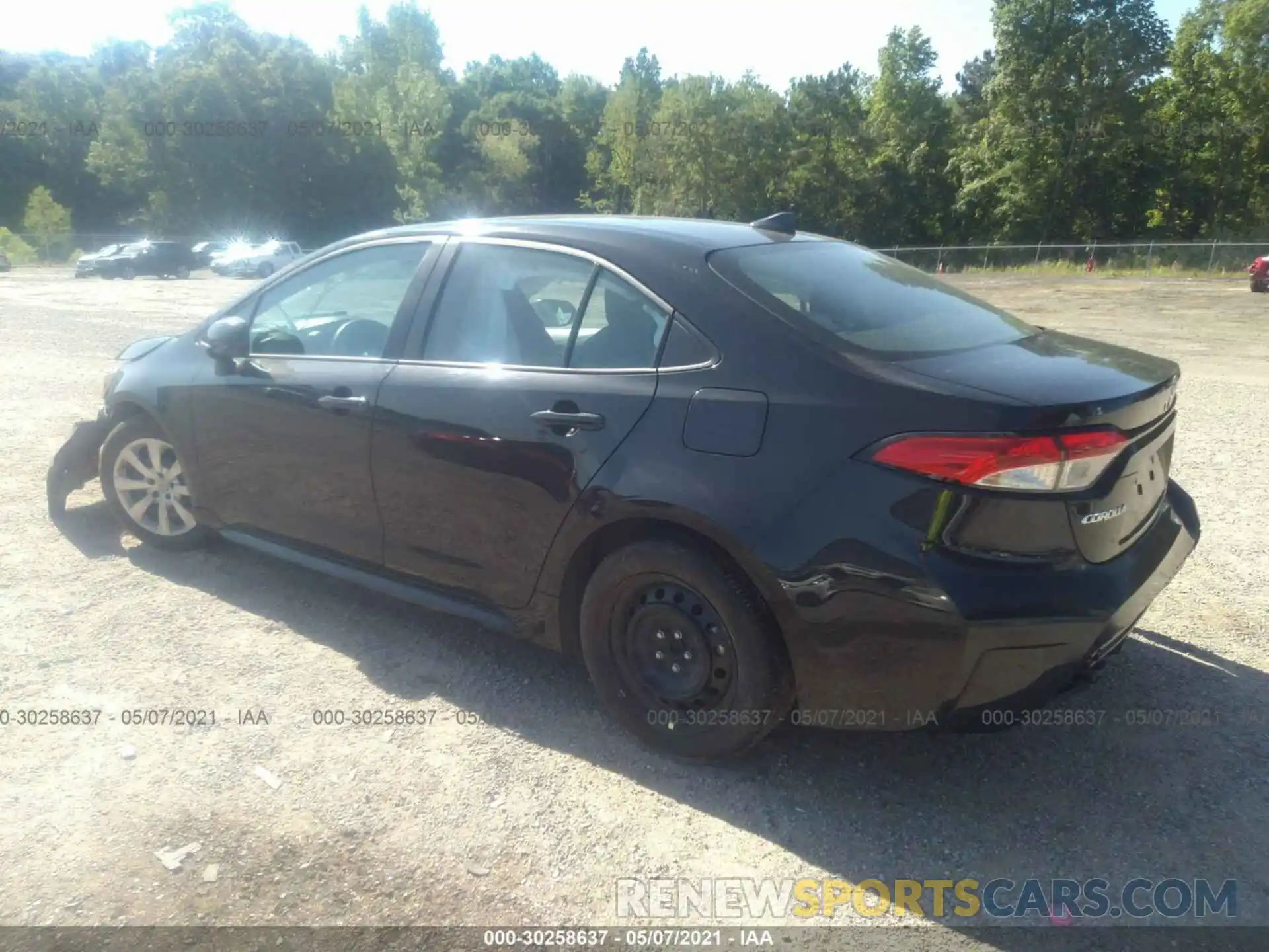 3 Photograph of a damaged car 5YFEPRAE6LP098414 TOYOTA COROLLA 2020