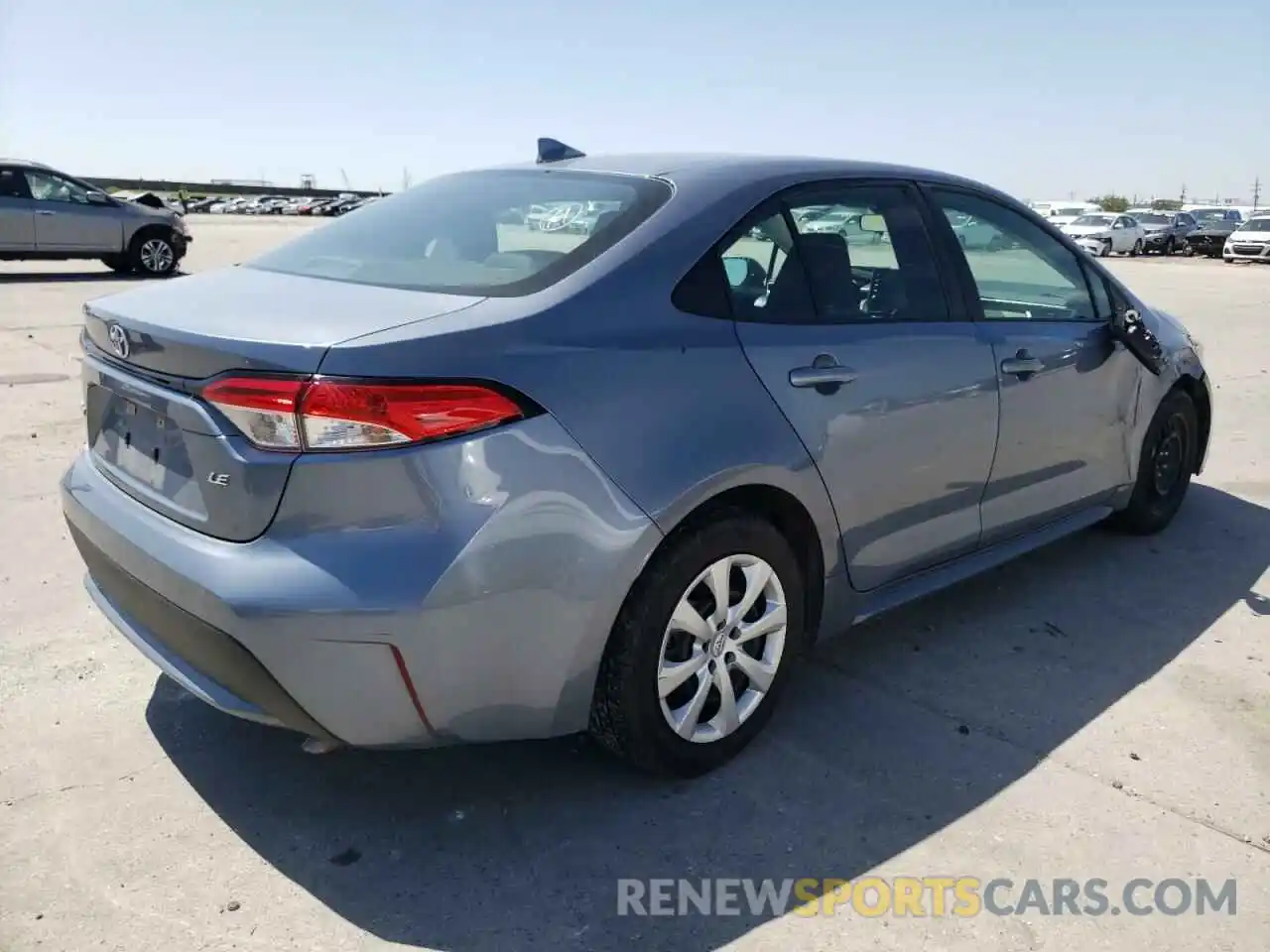 4 Photograph of a damaged car 5YFEPRAE6LP098672 TOYOTA COROLLA 2020