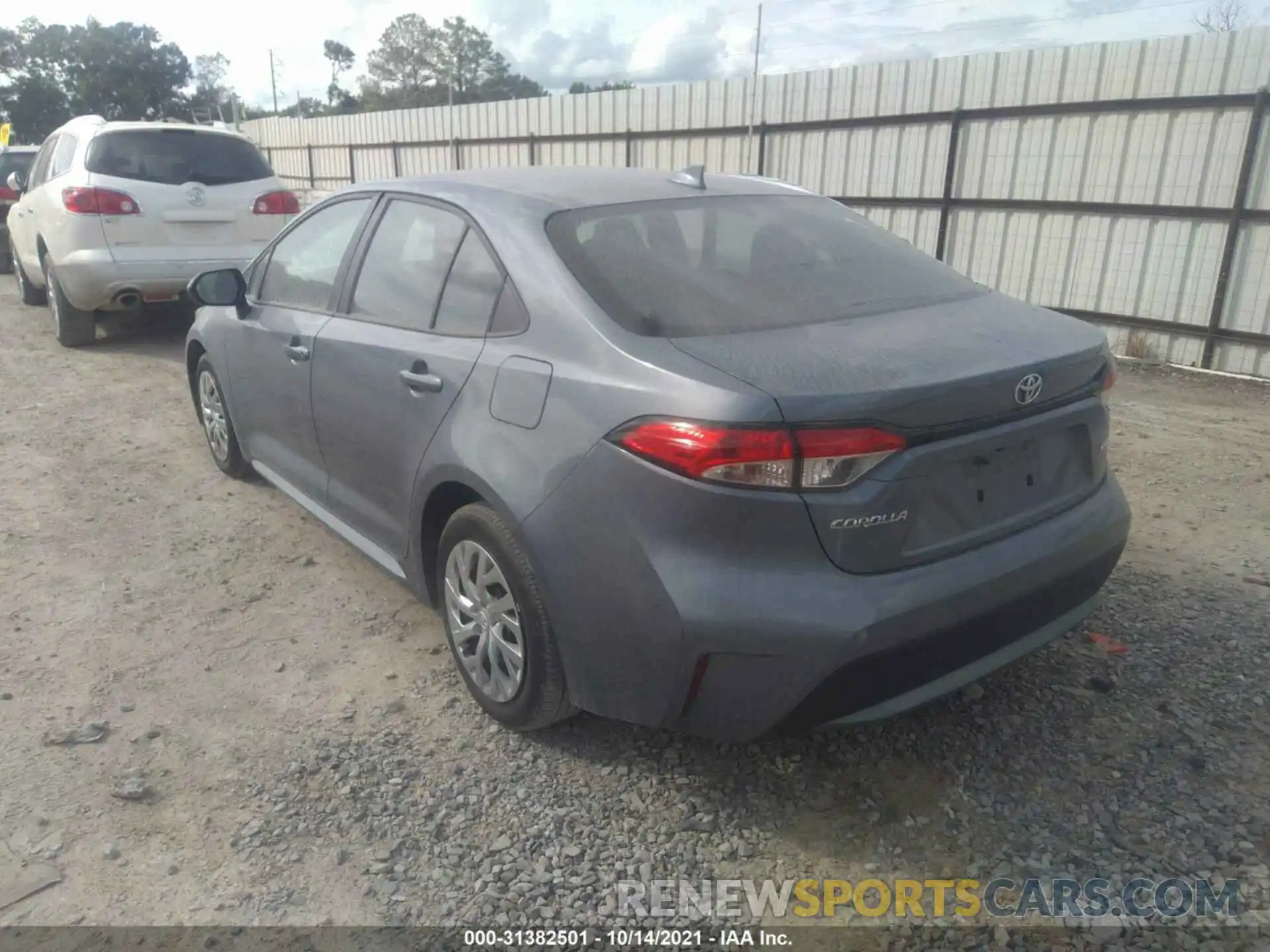 3 Photograph of a damaged car 5YFEPRAE6LP098736 TOYOTA COROLLA 2020