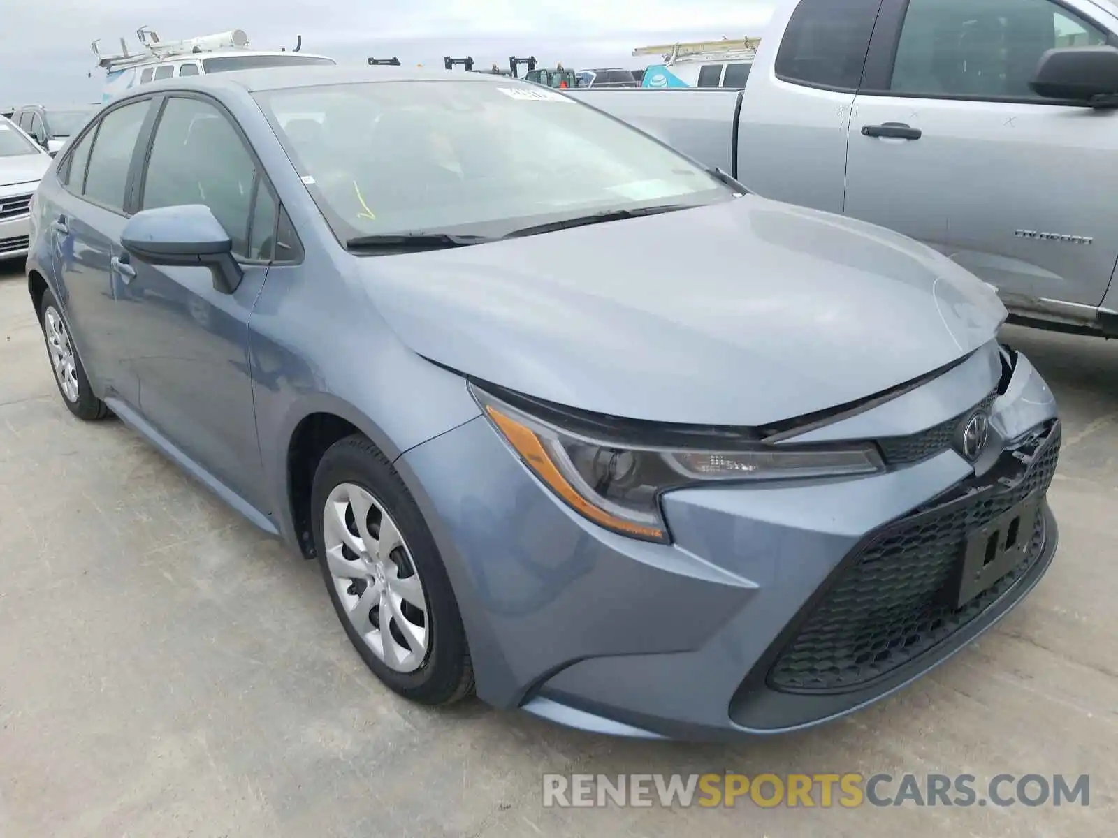 1 Photograph of a damaged car 5YFEPRAE6LP098784 TOYOTA COROLLA 2020