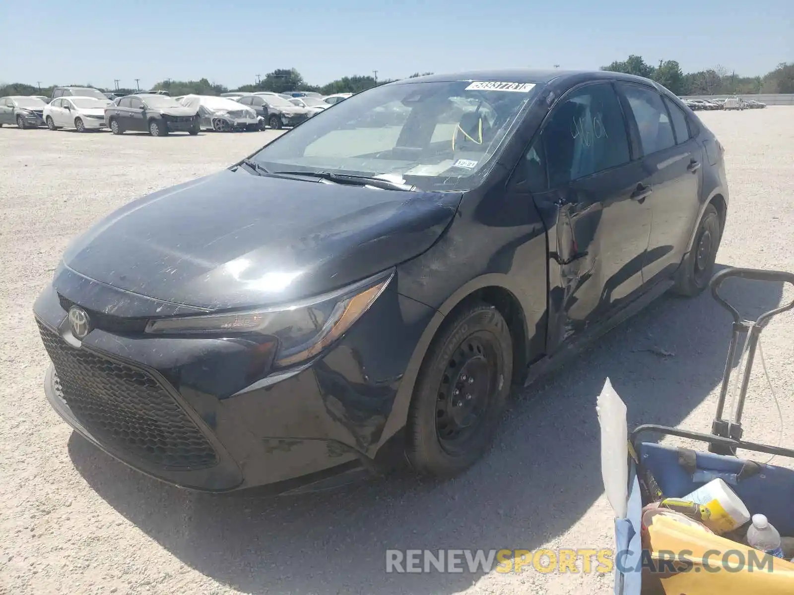 2 Photograph of a damaged car 5YFEPRAE6LP098932 TOYOTA COROLLA 2020