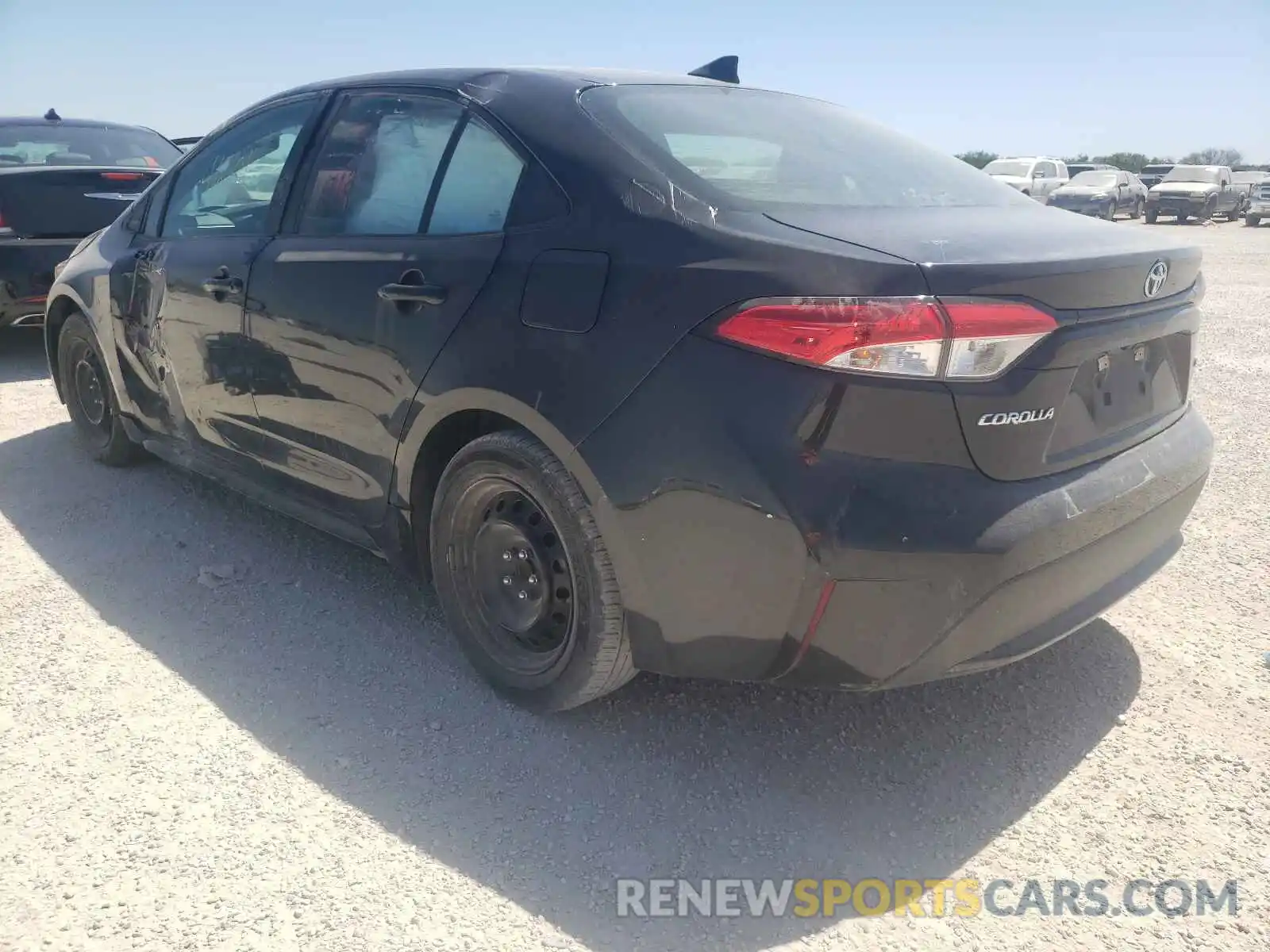 3 Photograph of a damaged car 5YFEPRAE6LP098932 TOYOTA COROLLA 2020