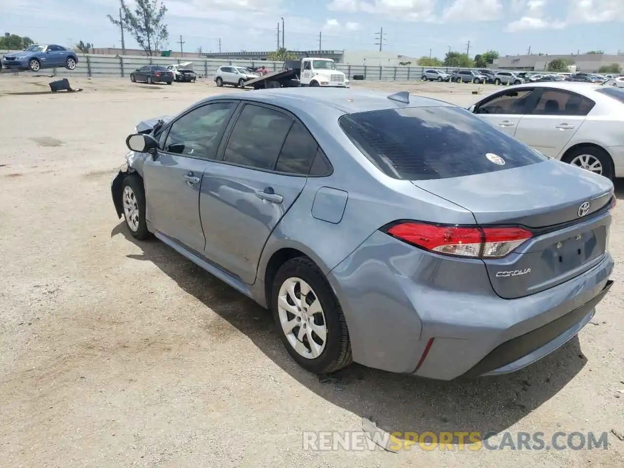 3 Photograph of a damaged car 5YFEPRAE6LP099546 TOYOTA COROLLA 2020