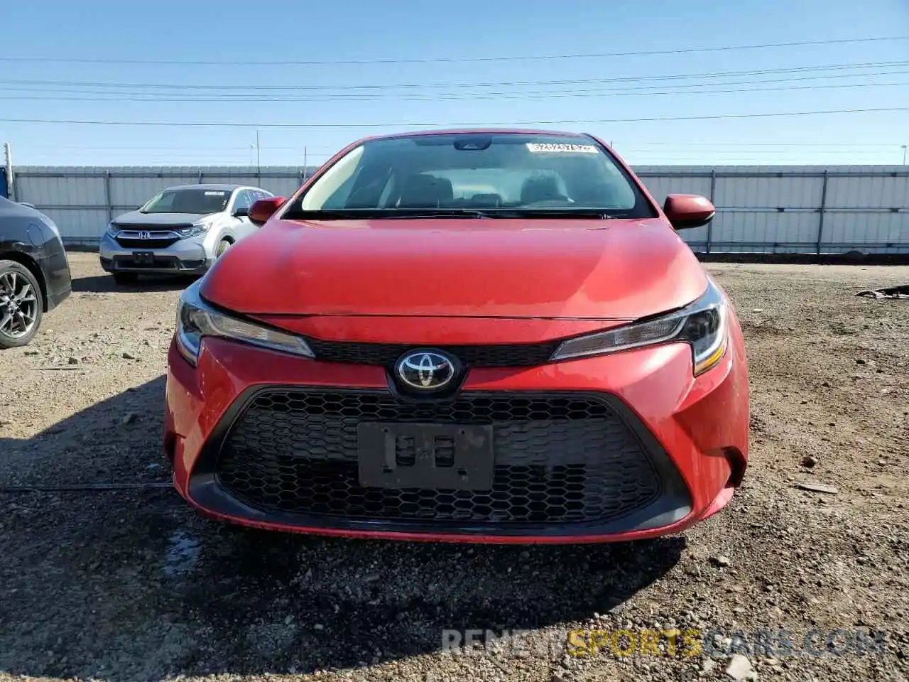 5 Photograph of a damaged car 5YFEPRAE6LP100033 TOYOTA COROLLA 2020