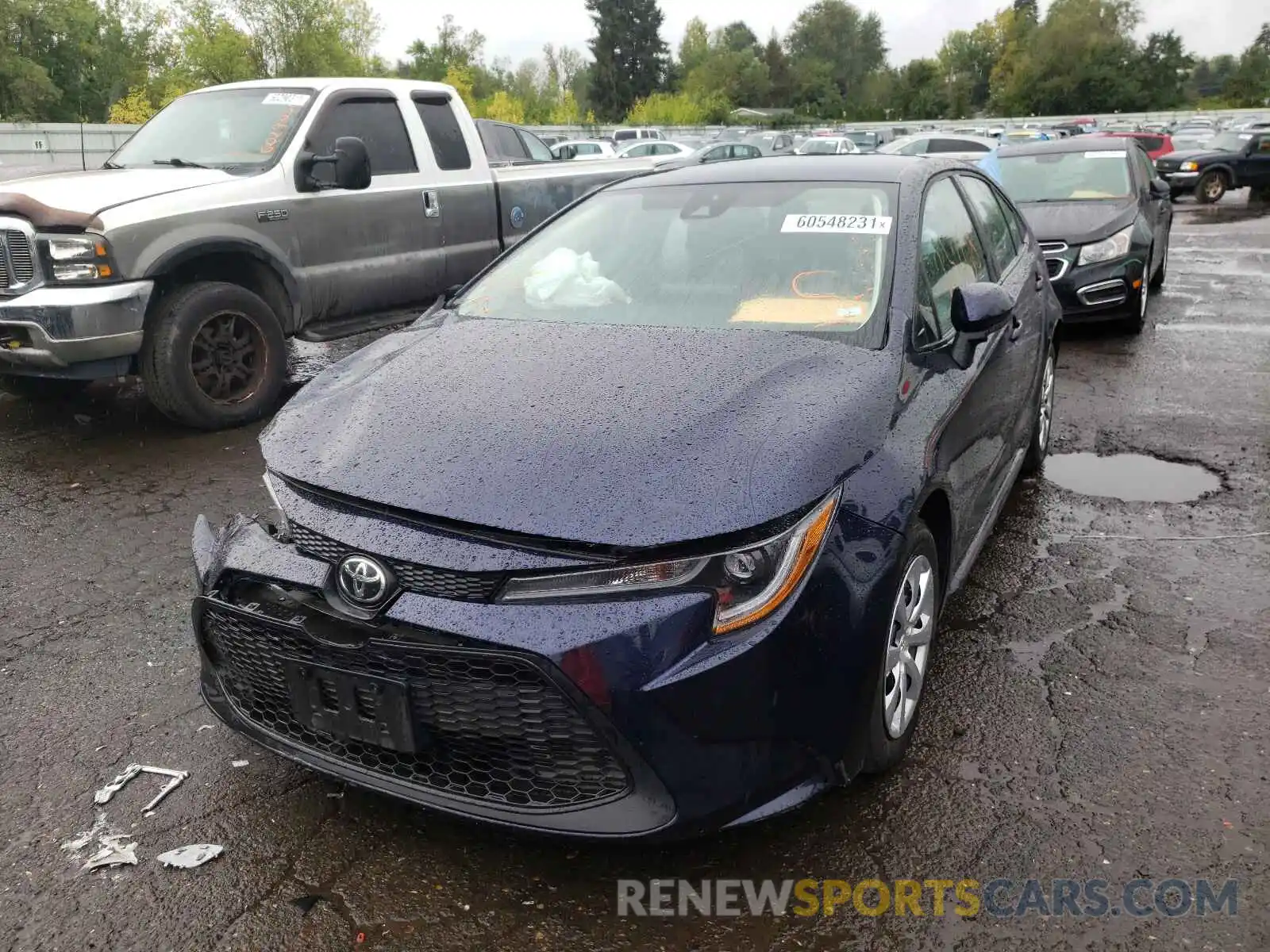 2 Photograph of a damaged car 5YFEPRAE6LP100159 TOYOTA COROLLA 2020