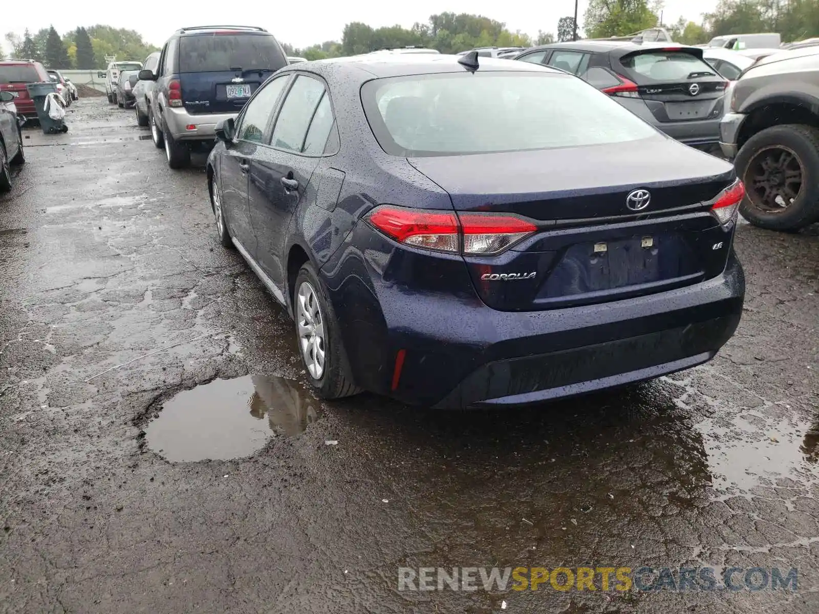 3 Photograph of a damaged car 5YFEPRAE6LP100159 TOYOTA COROLLA 2020