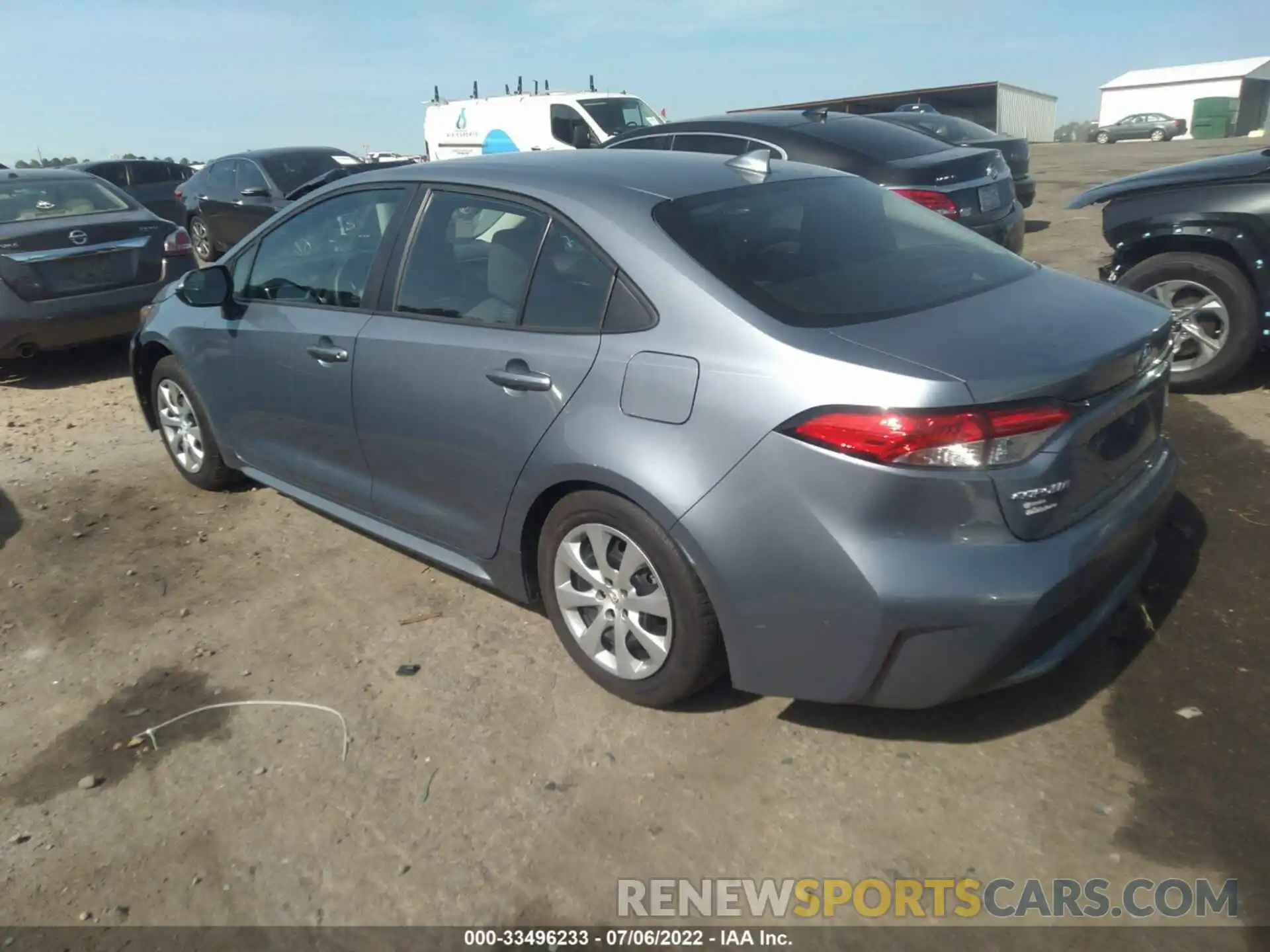 3 Photograph of a damaged car 5YFEPRAE6LP100792 TOYOTA COROLLA 2020