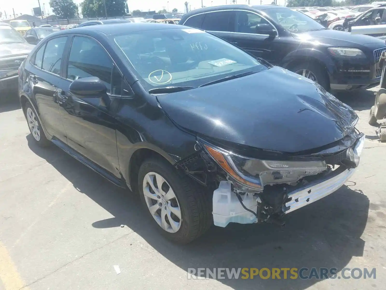 1 Photograph of a damaged car 5YFEPRAE6LP101425 TOYOTA COROLLA 2020