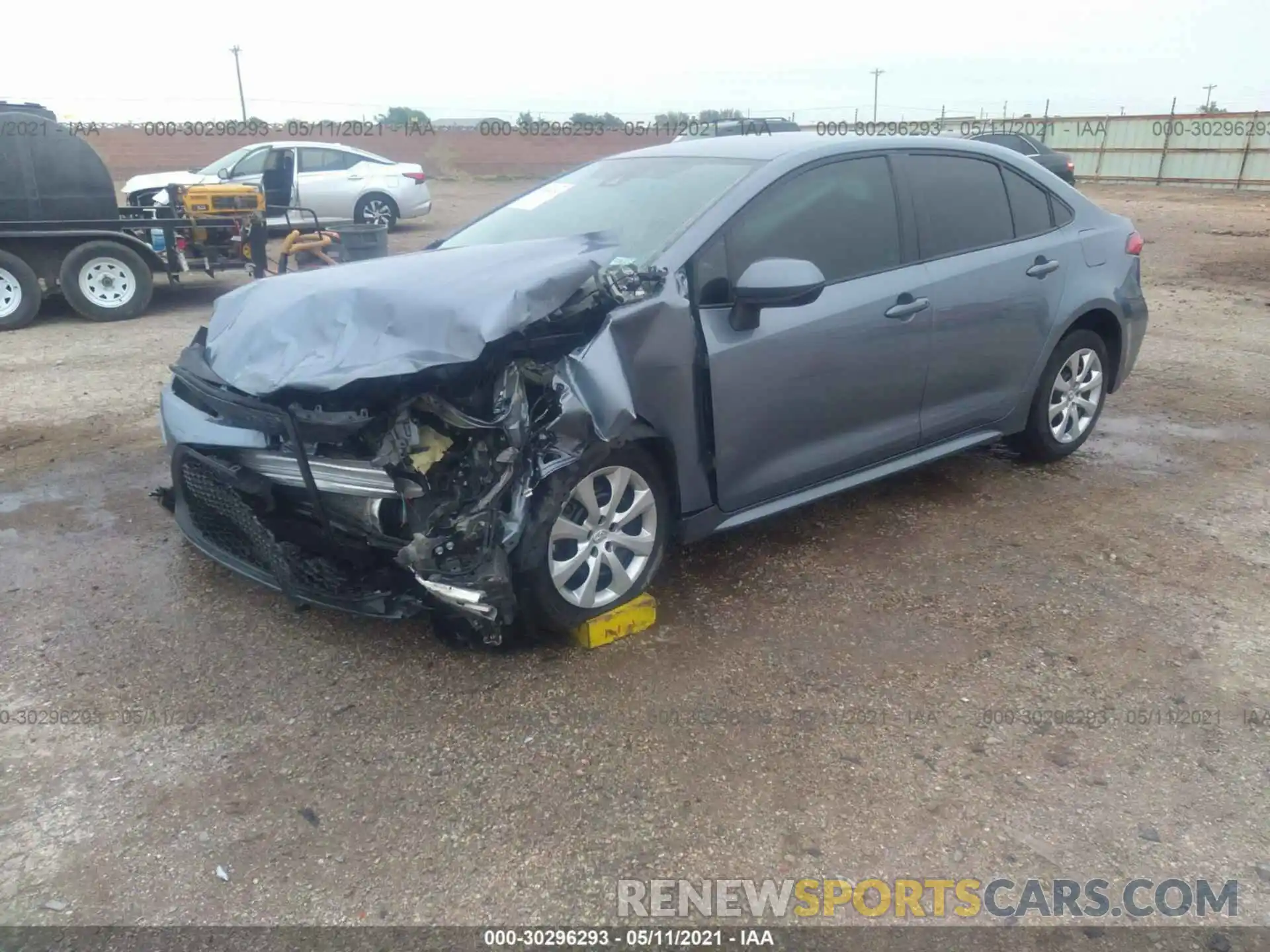 2 Photograph of a damaged car 5YFEPRAE6LP103191 TOYOTA COROLLA 2020