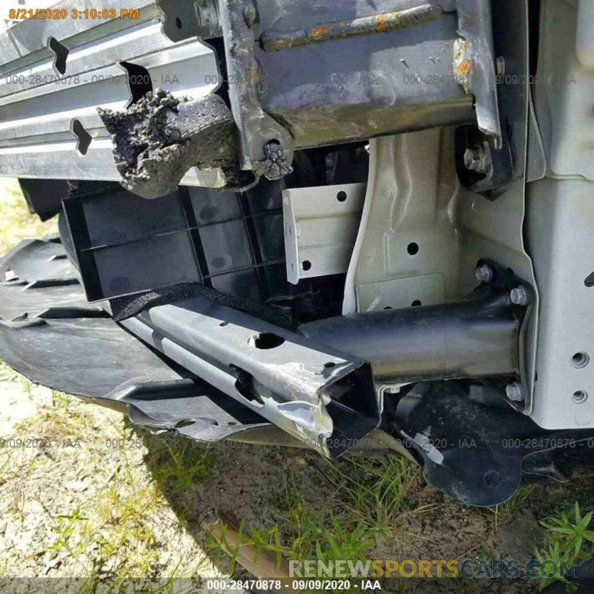 1 Photograph of a damaged car 5YFEPRAE6LP103403 TOYOTA COROLLA 2020