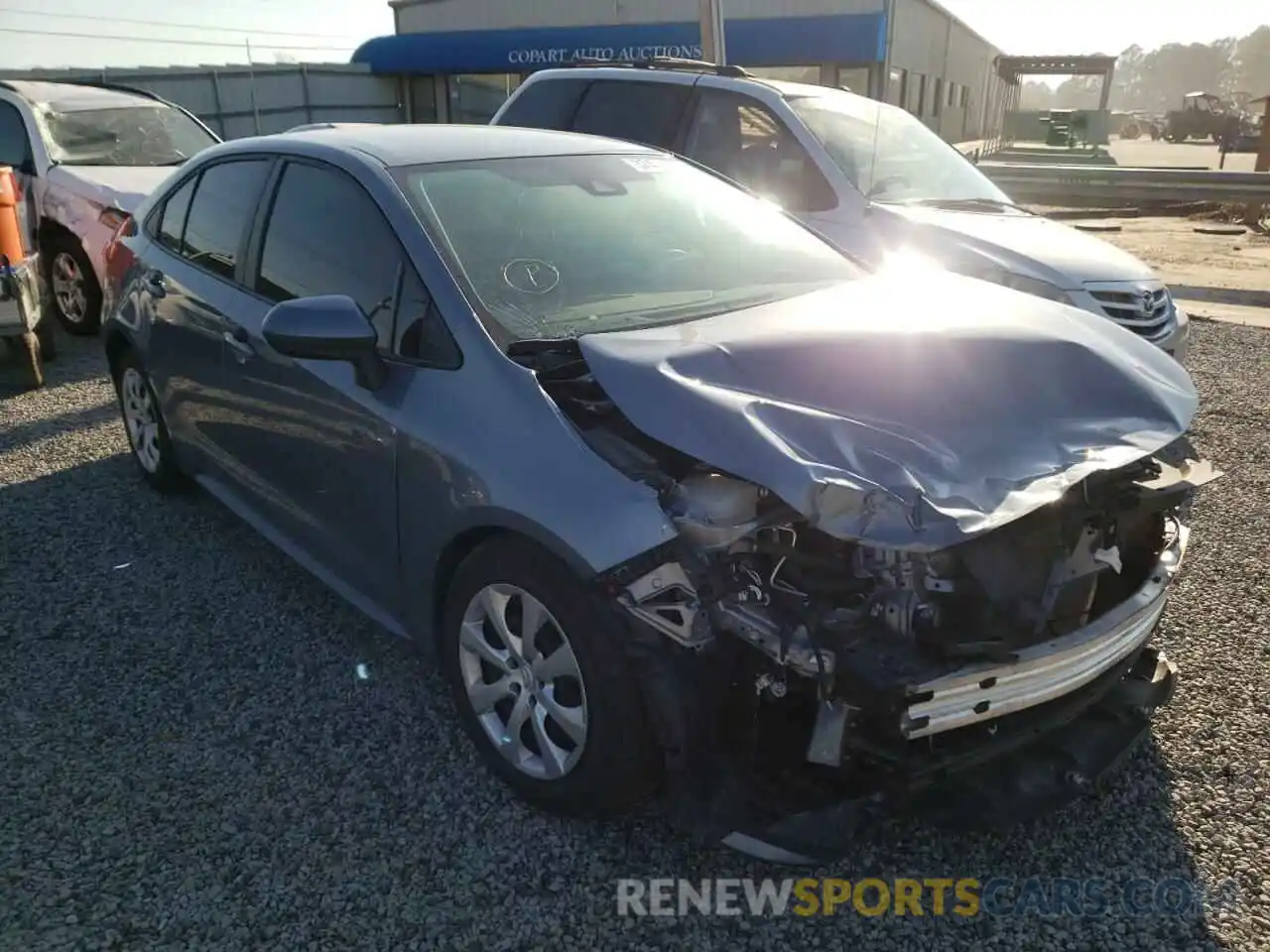 1 Photograph of a damaged car 5YFEPRAE6LP103658 TOYOTA COROLLA 2020