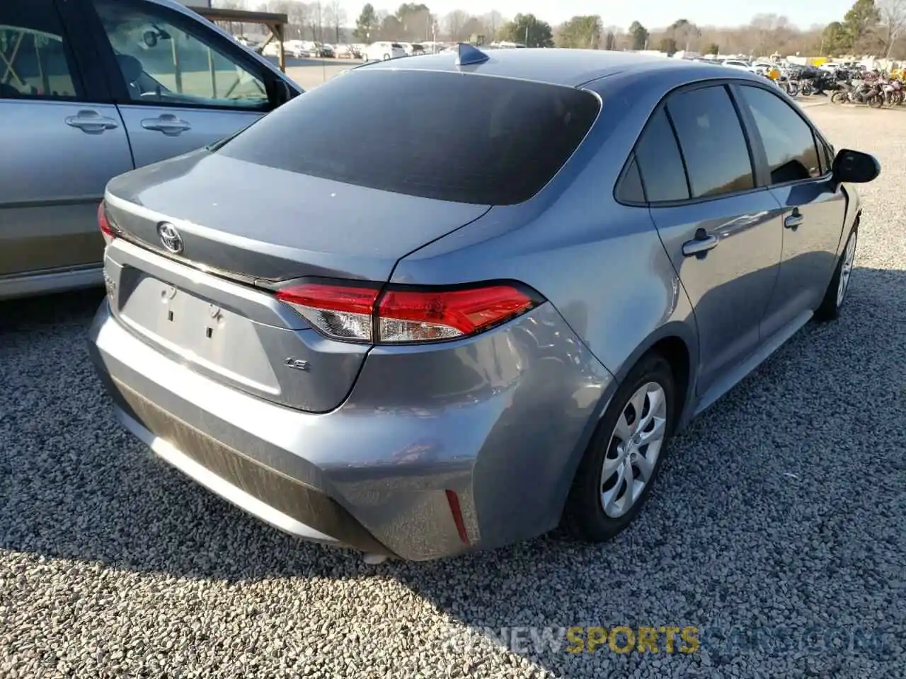 4 Photograph of a damaged car 5YFEPRAE6LP103658 TOYOTA COROLLA 2020