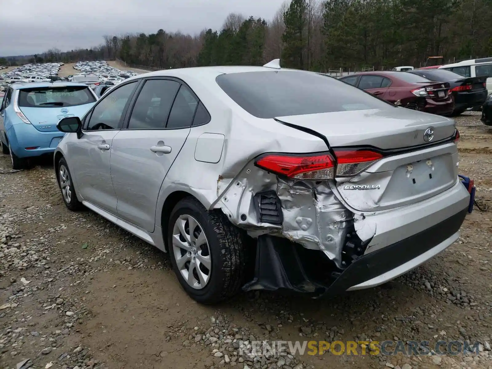 3 Photograph of a damaged car 5YFEPRAE6LP103854 TOYOTA COROLLA 2020