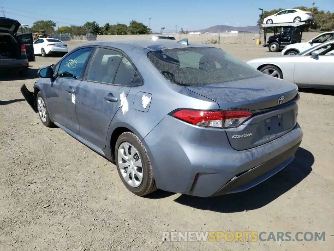 3 Photograph of a damaged car 5YFEPRAE6LP104406 TOYOTA COROLLA 2020