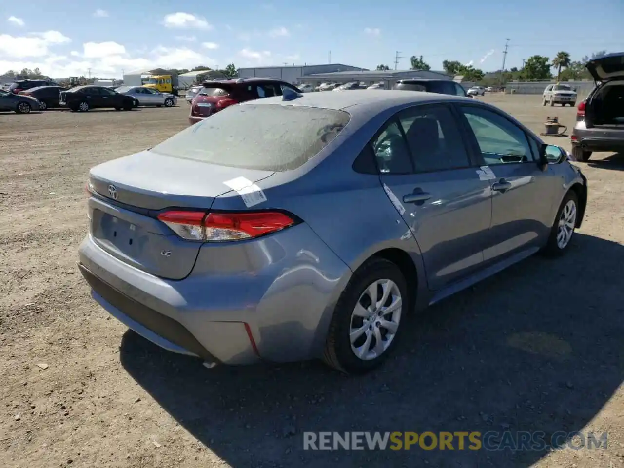 4 Photograph of a damaged car 5YFEPRAE6LP104406 TOYOTA COROLLA 2020