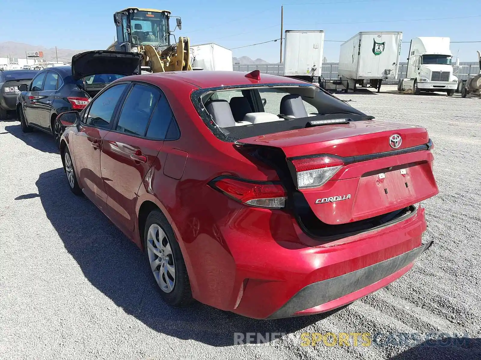 3 Photograph of a damaged car 5YFEPRAE6LP104566 TOYOTA COROLLA 2020