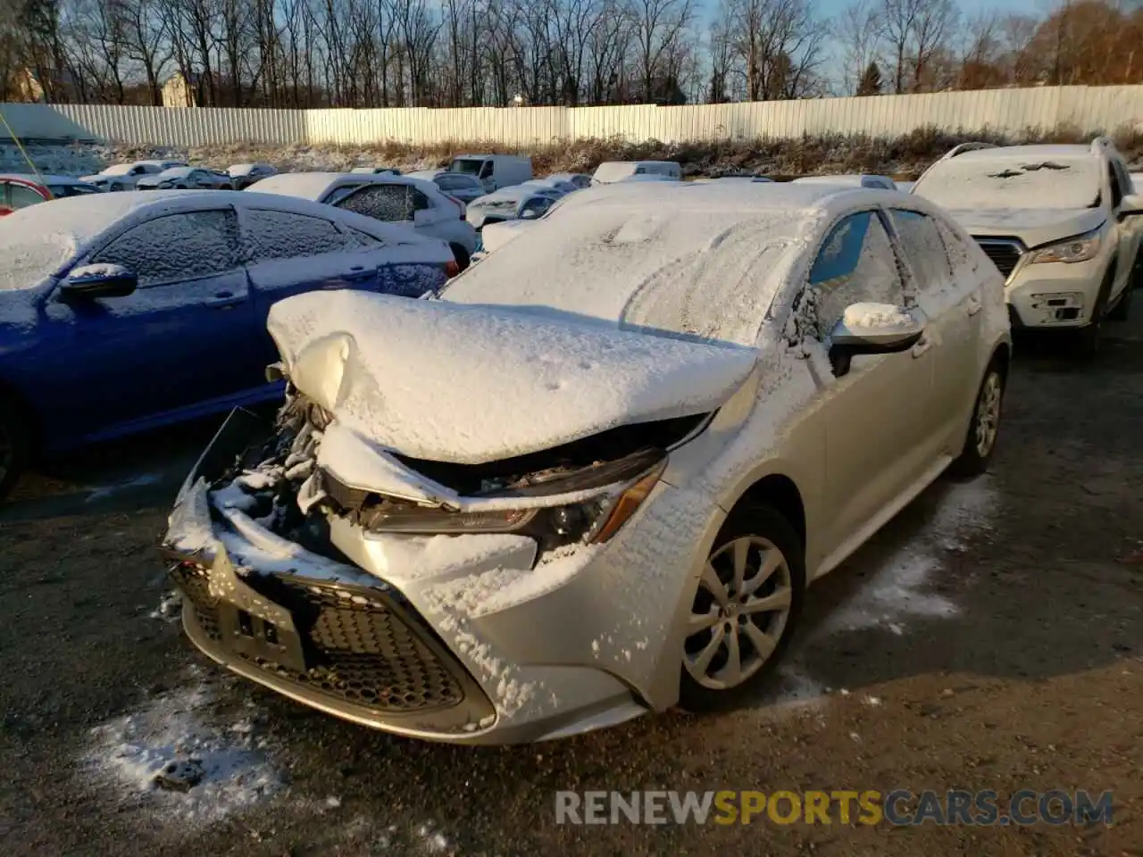 2 Photograph of a damaged car 5YFEPRAE6LP106219 TOYOTA COROLLA 2020