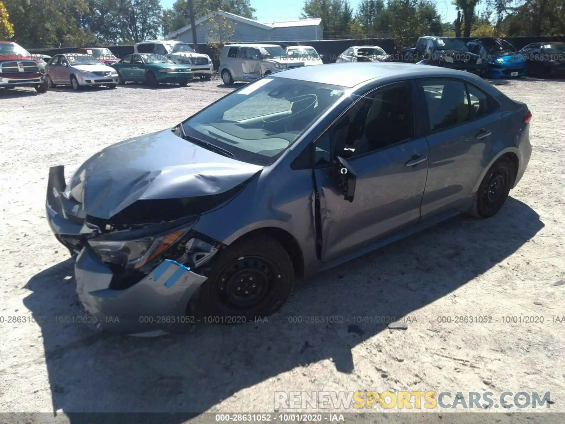 2 Photograph of a damaged car 5YFEPRAE6LP106415 TOYOTA COROLLA 2020