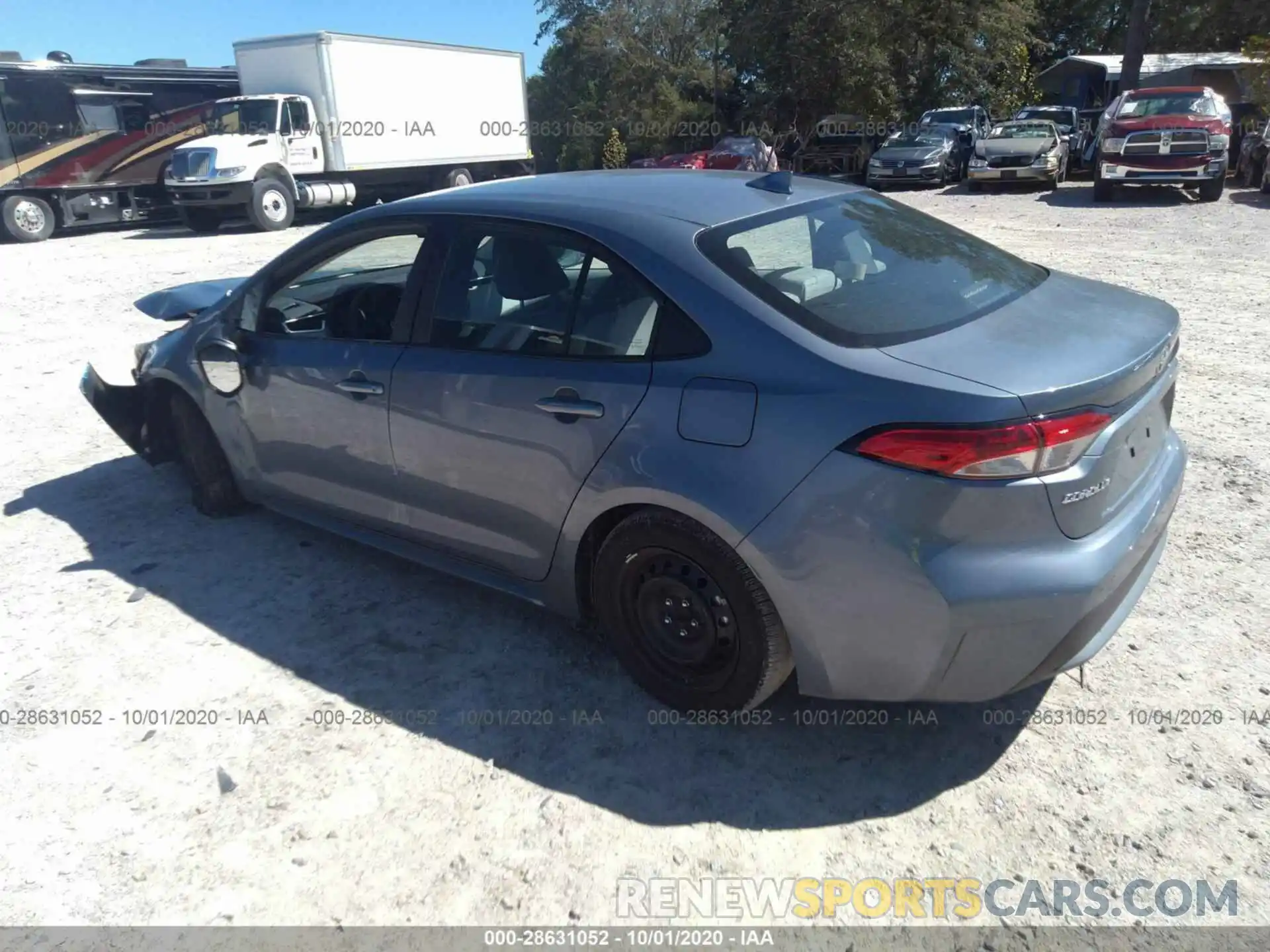 3 Photograph of a damaged car 5YFEPRAE6LP106415 TOYOTA COROLLA 2020