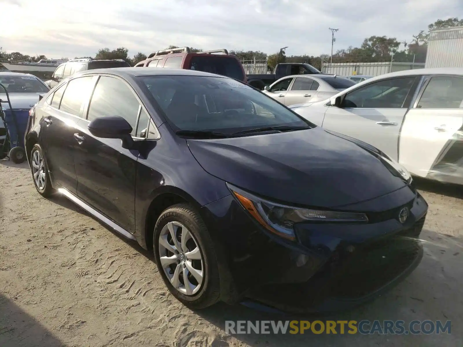 1 Photograph of a damaged car 5YFEPRAE6LP106835 TOYOTA COROLLA 2020